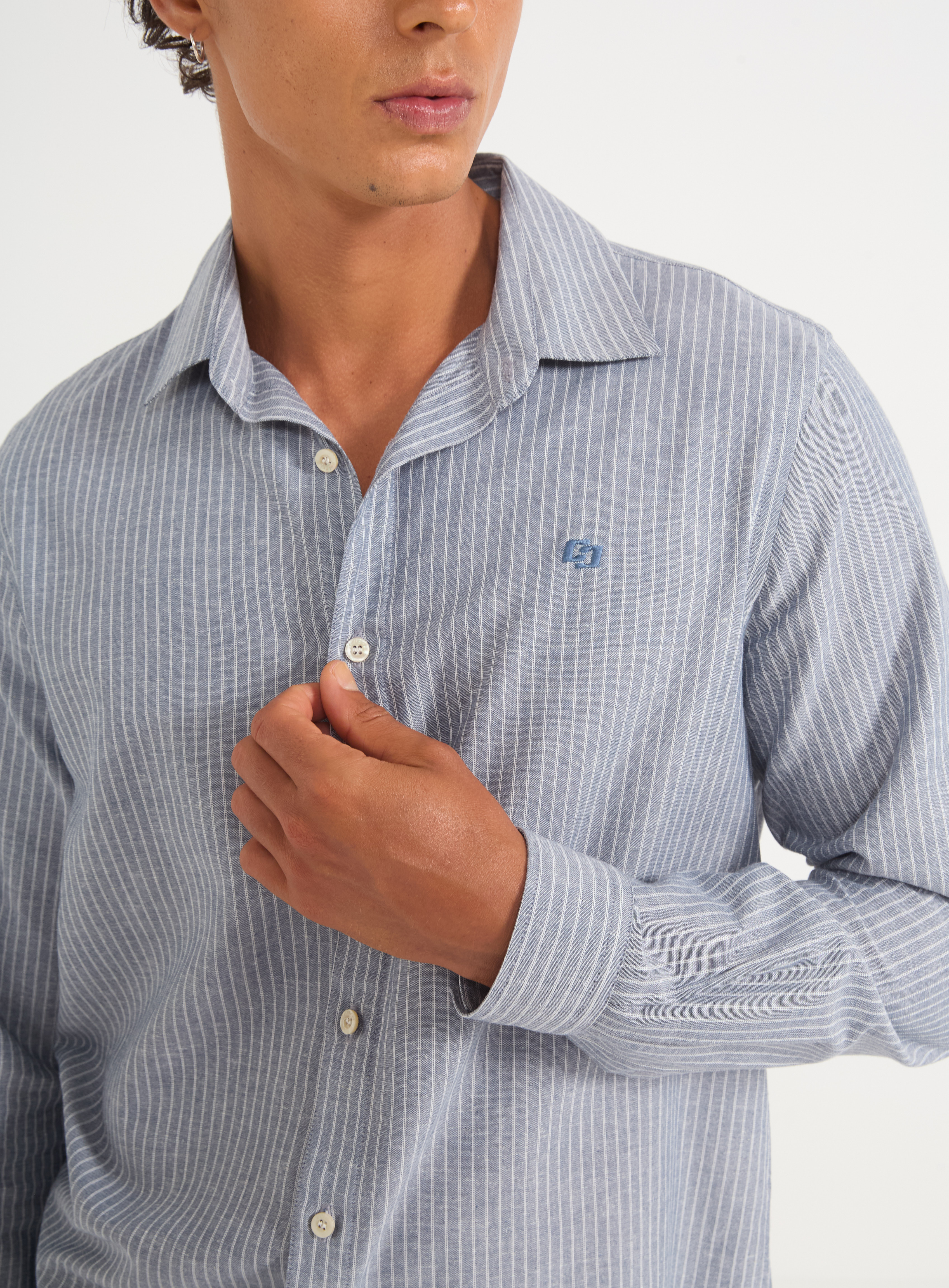 CAMISA LINHO LISTRADA RELAX G LISTRADO