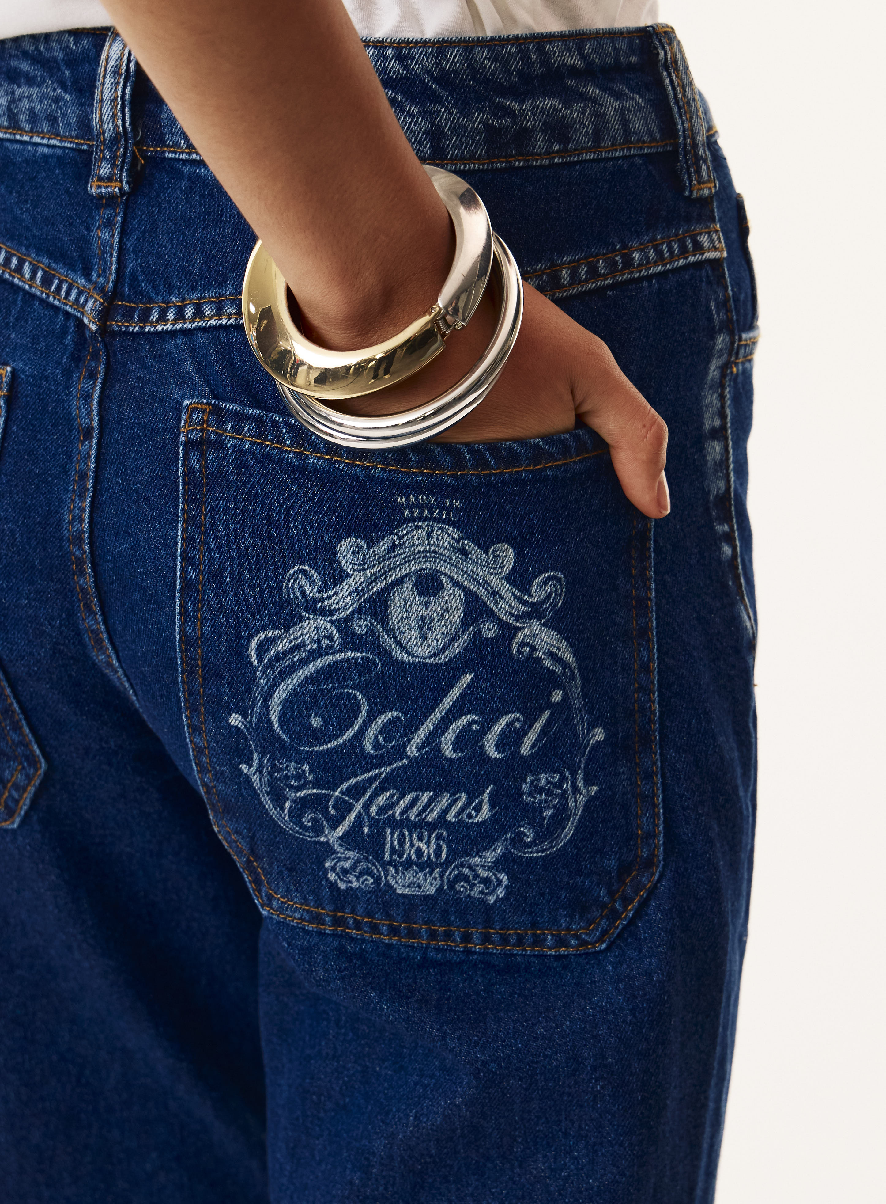 CALÇA JEANS MADRID 36 INDIGO