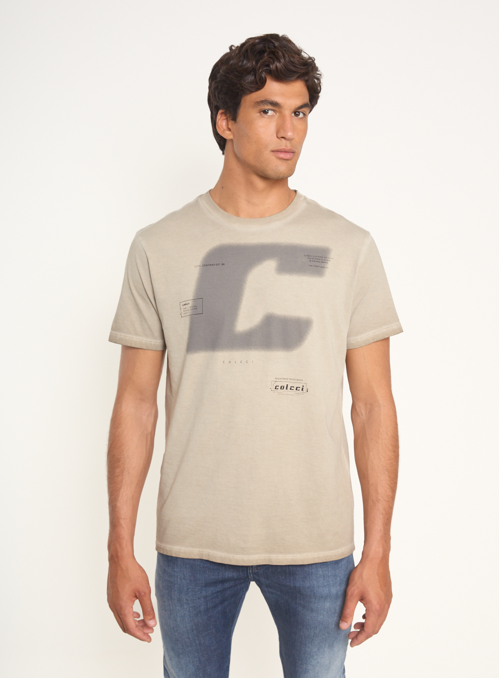 CAMISETA COLCCI G BEGE BISQUET