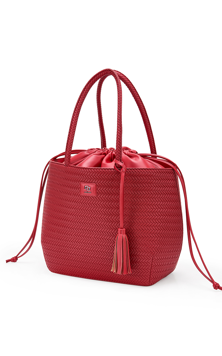 BOLSA COLCCI FEM BUCKET TRESSE U PRETO