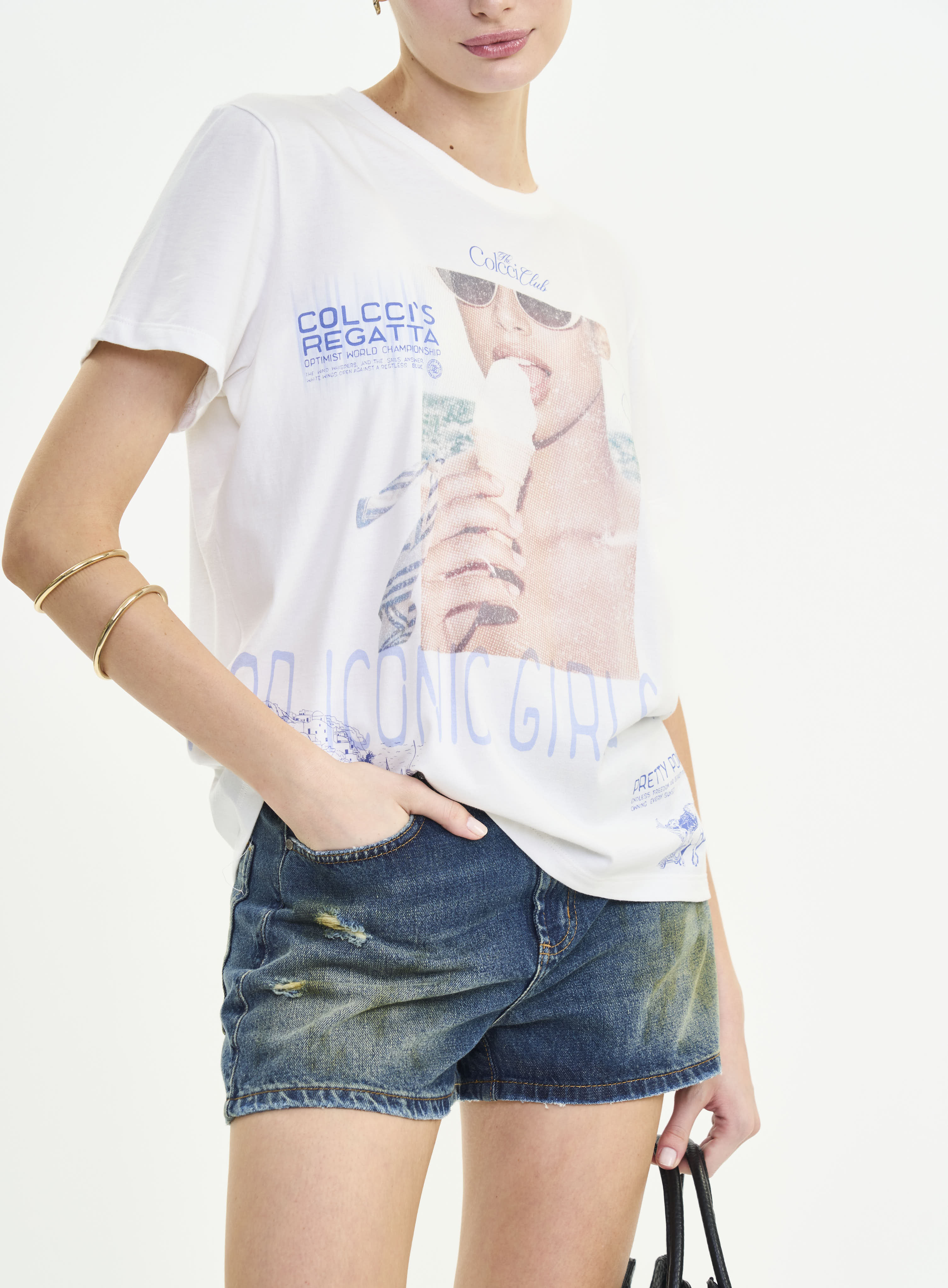 SHORT JEANS JULIA 36 INDIGO