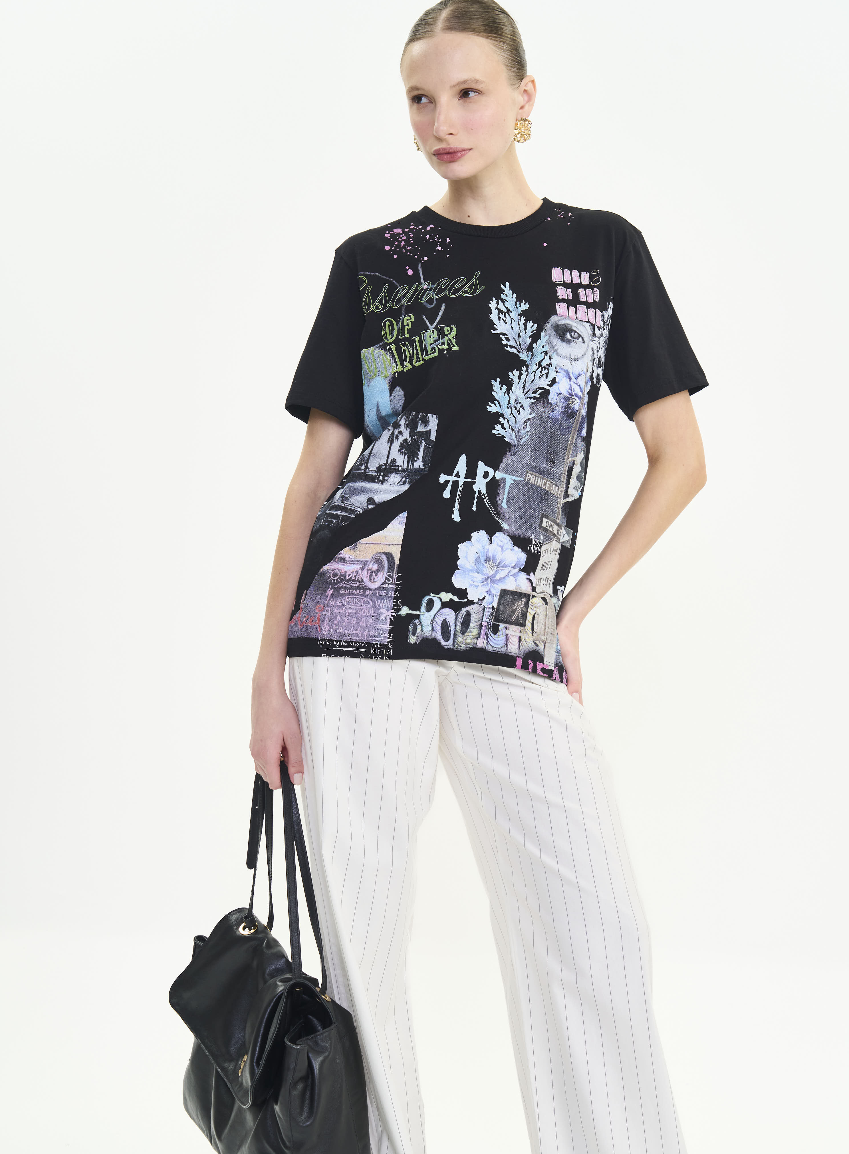 CAMISETA COLCCI G PRETO