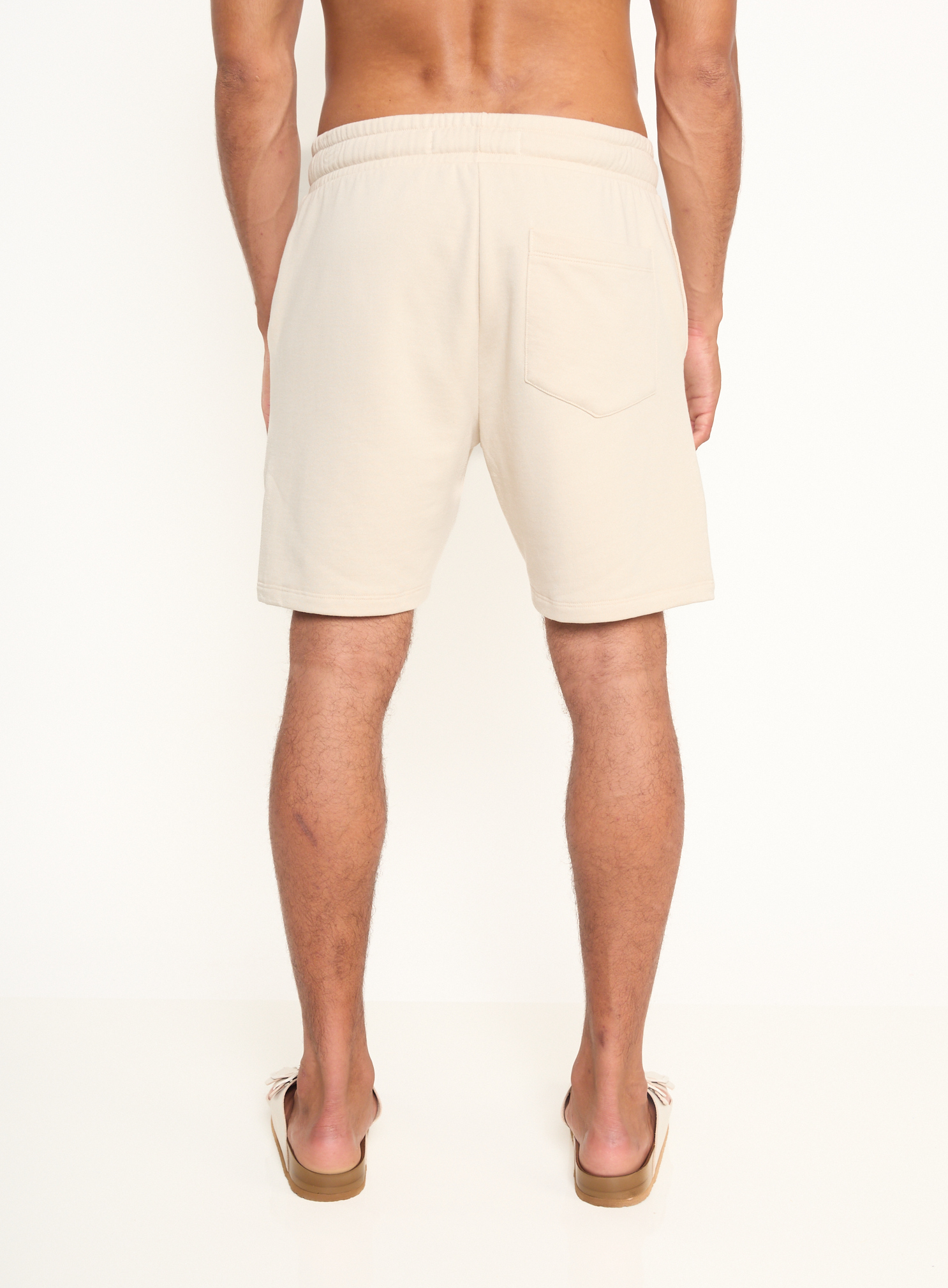 BERMUDA MOLETOM G BEGE TAUPE