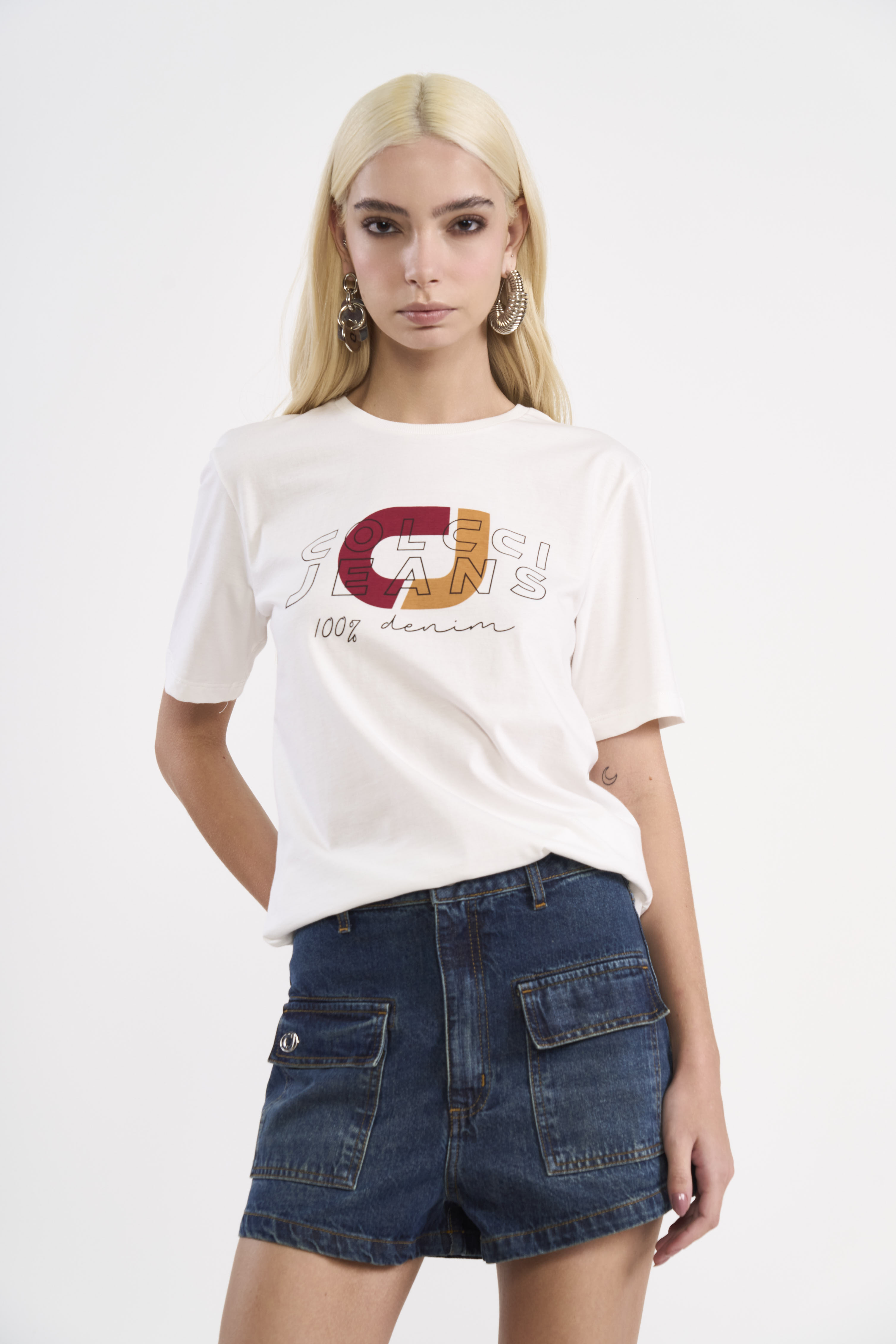 CAMISETA COLCCI JEANS GG OFF SHELL
