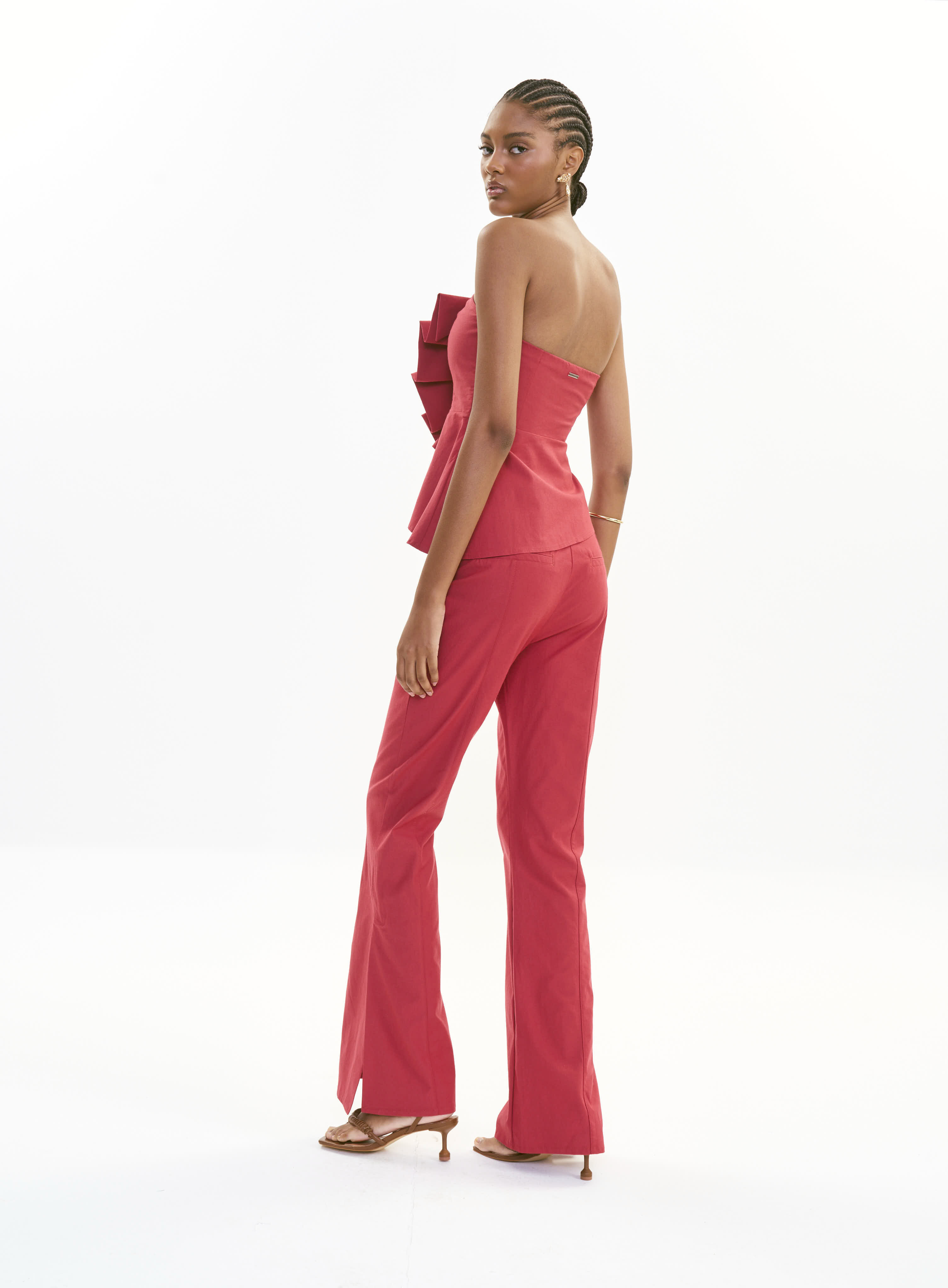 CALÇA COLCCI M VERMELHO LOVEZ