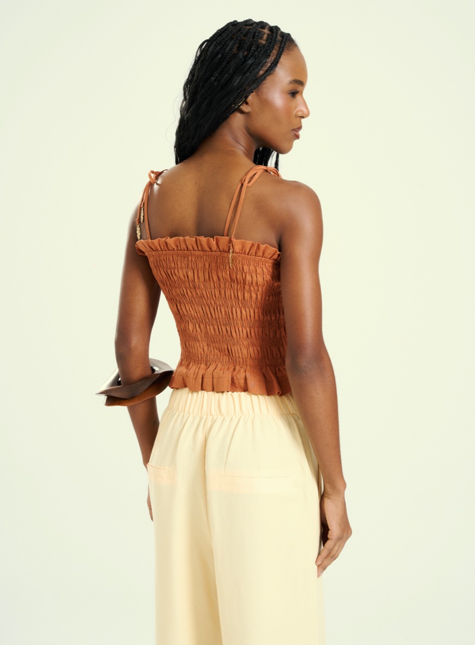 BLUSA LINHO G BEGE GALE