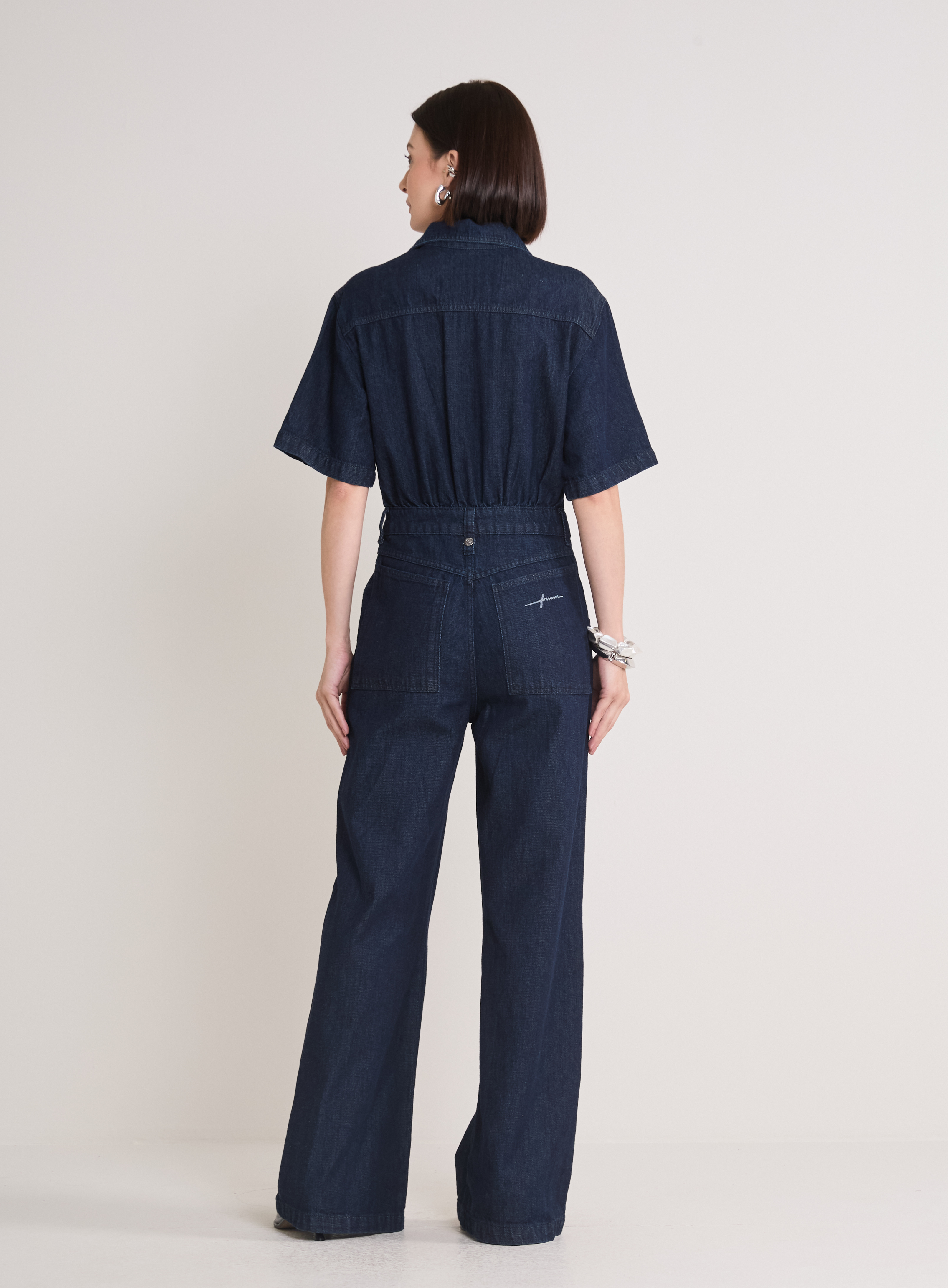 MACACÃO JEANS M INDIGO