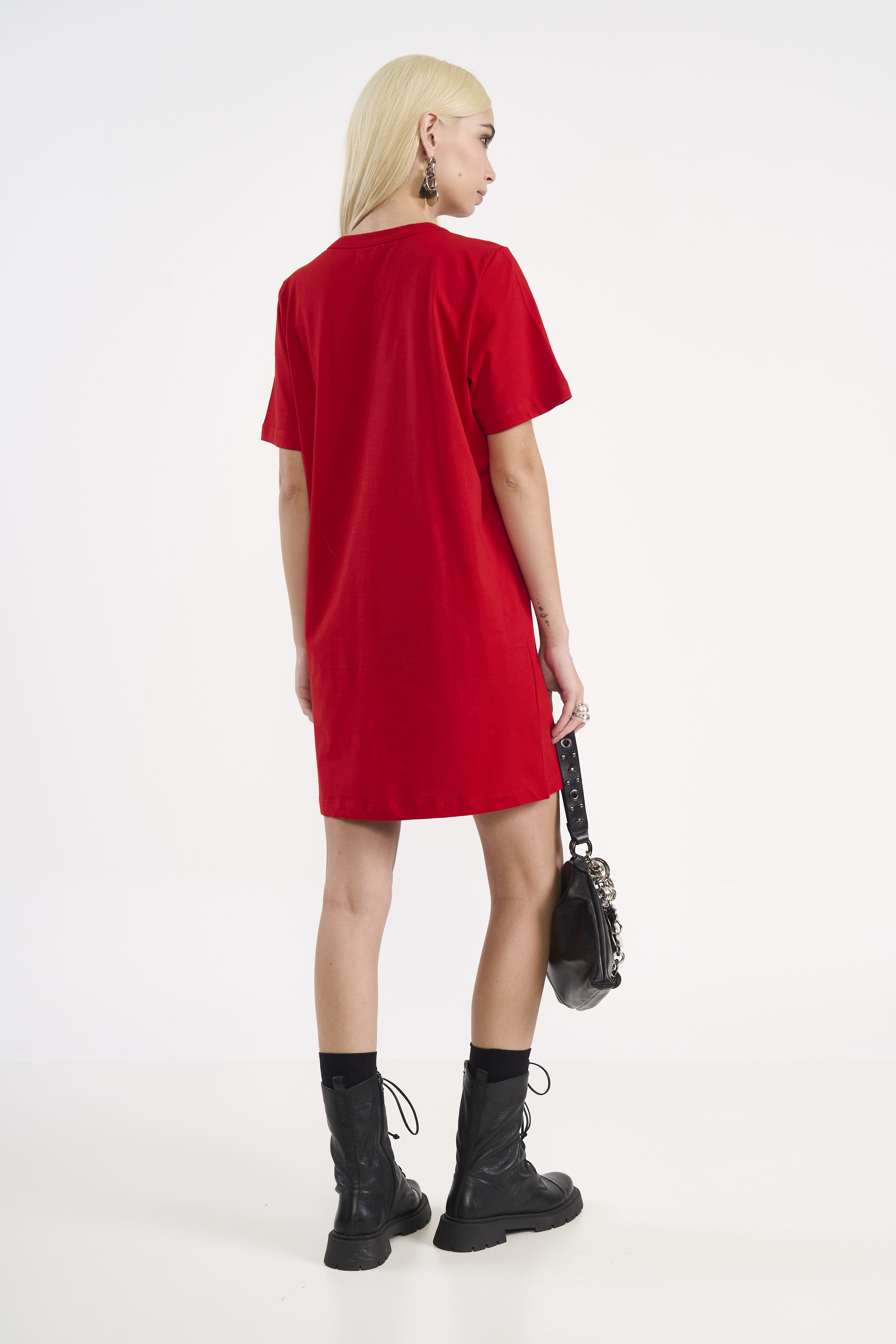 VESTIDO COLCCI JEANS G VERMELHO SPARKLY