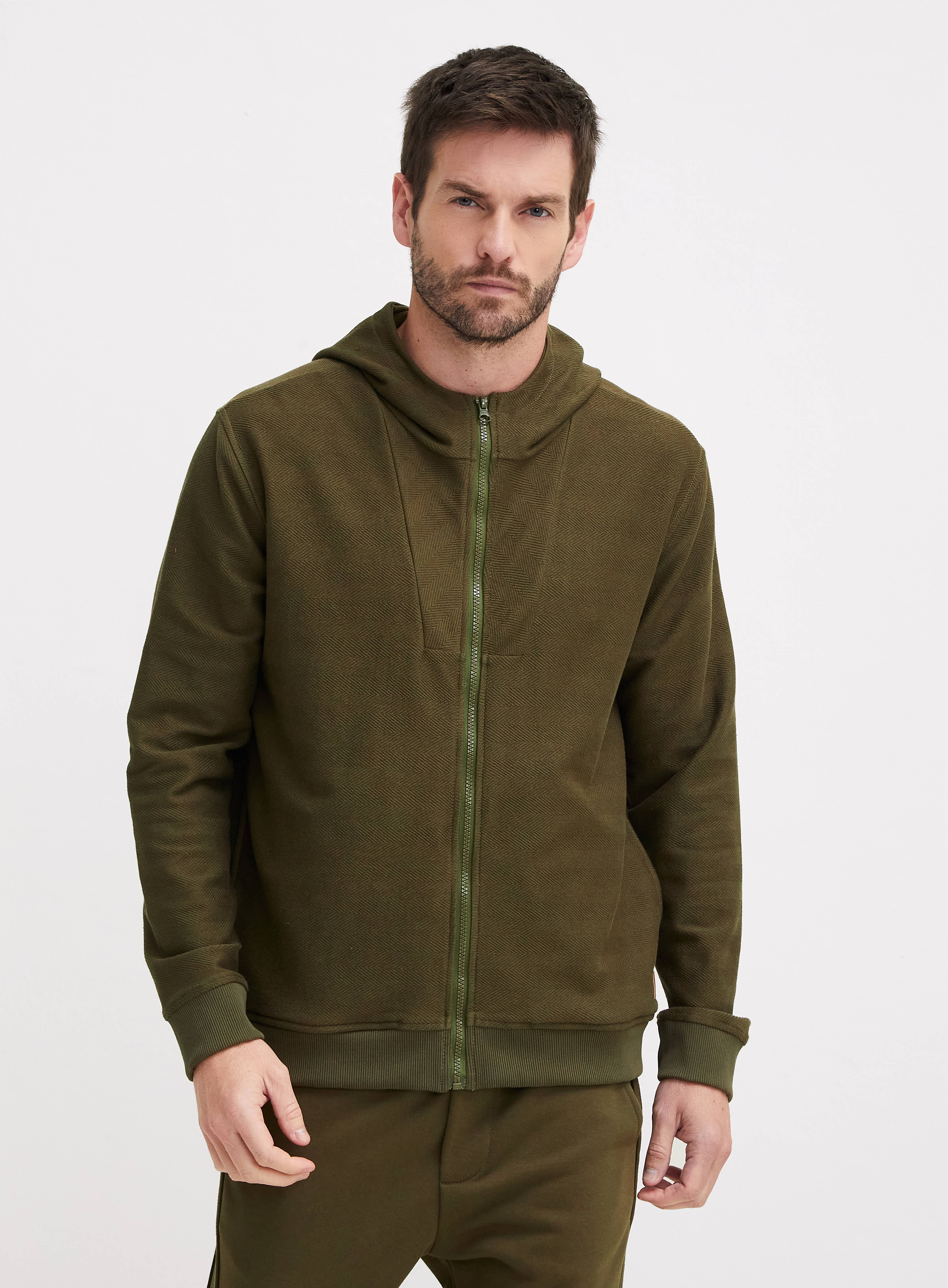 JAQUETA COM CAPUZ M VERDE SAP