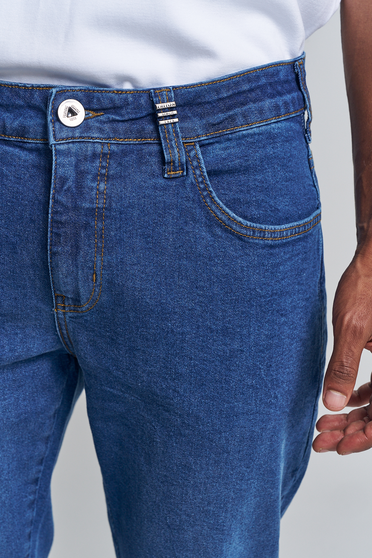 CALÇA JEANS GILSON SLIM 42 INDIGO