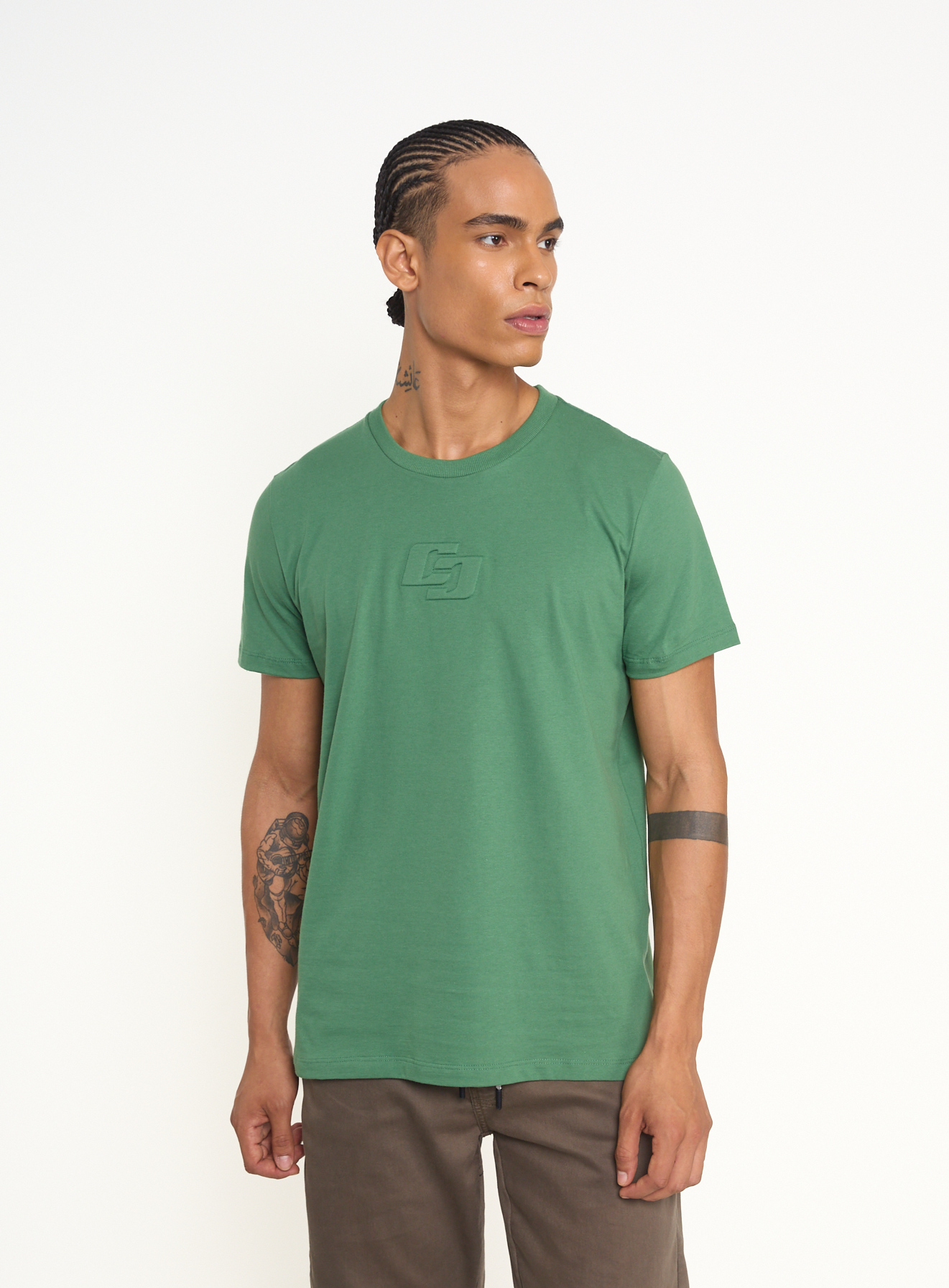CAMISETA COLCCI GG VERDE HORTO