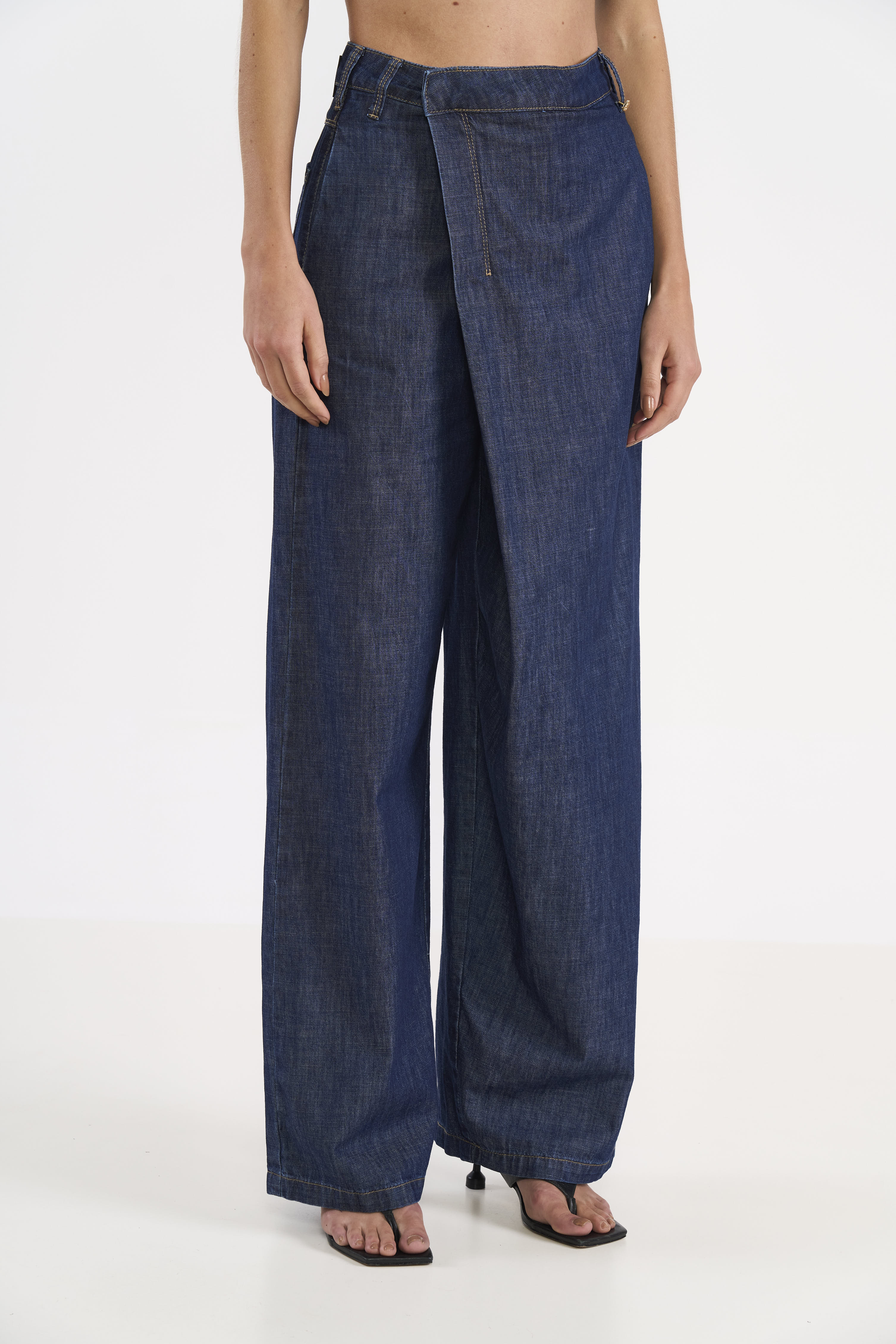 CALÇA JEANS JOANA WIDE 38 INDIGO