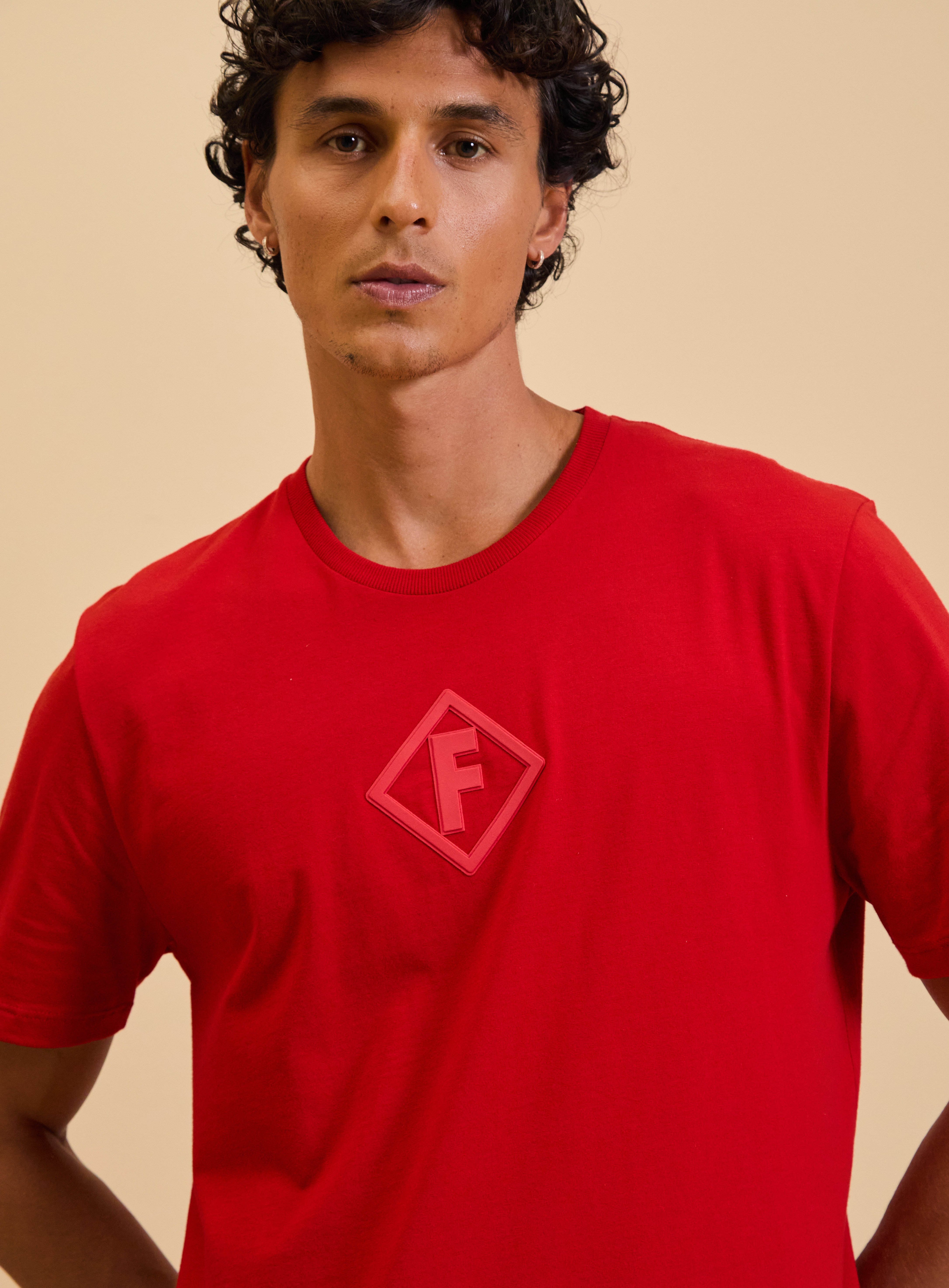 CAMISETA FORUM M VERMELHO SPARKL