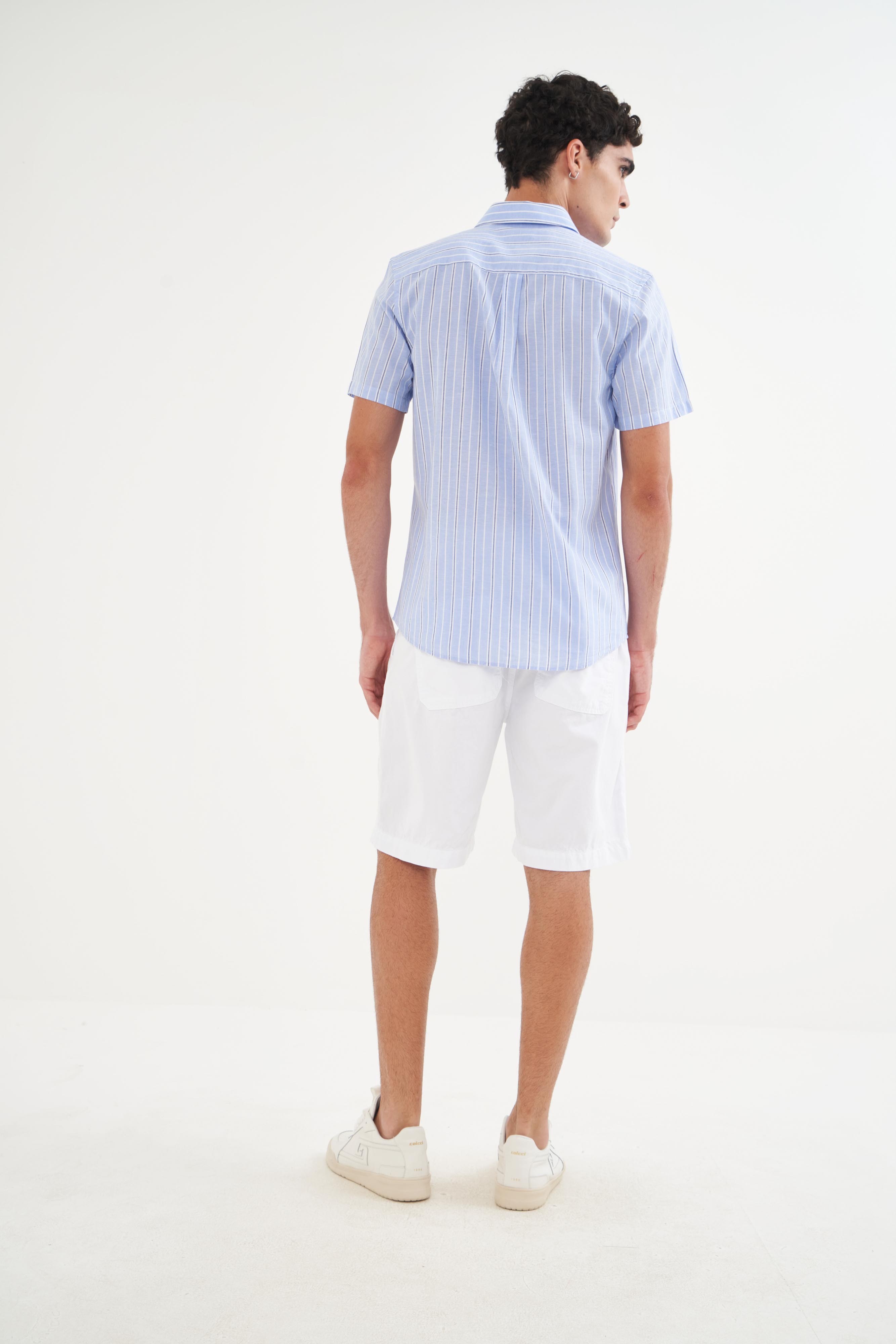 CAMISA LINHO LISTRADA RELAX GG LISTRADO
