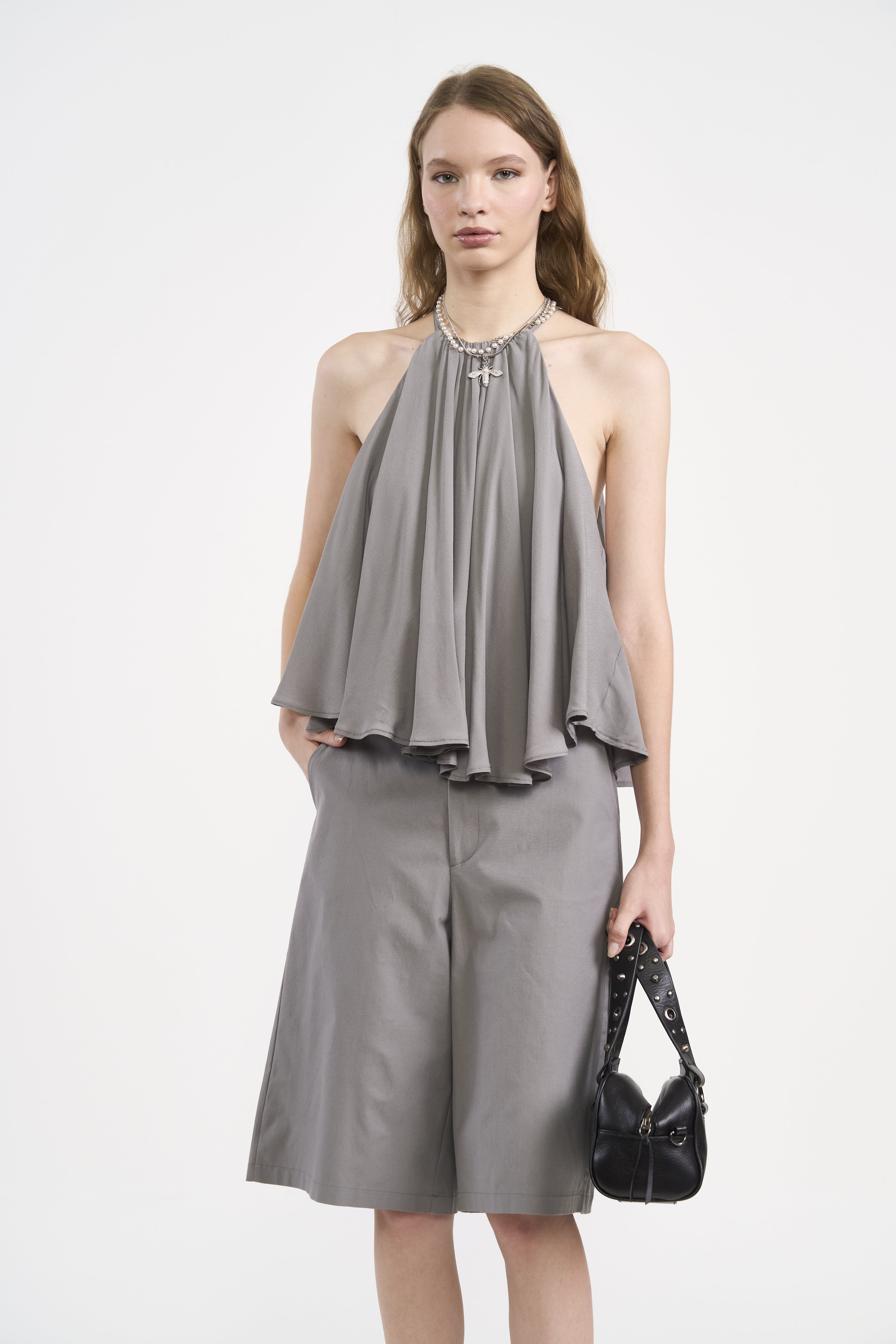 BLUSA COLCCI M CINZA ALITA