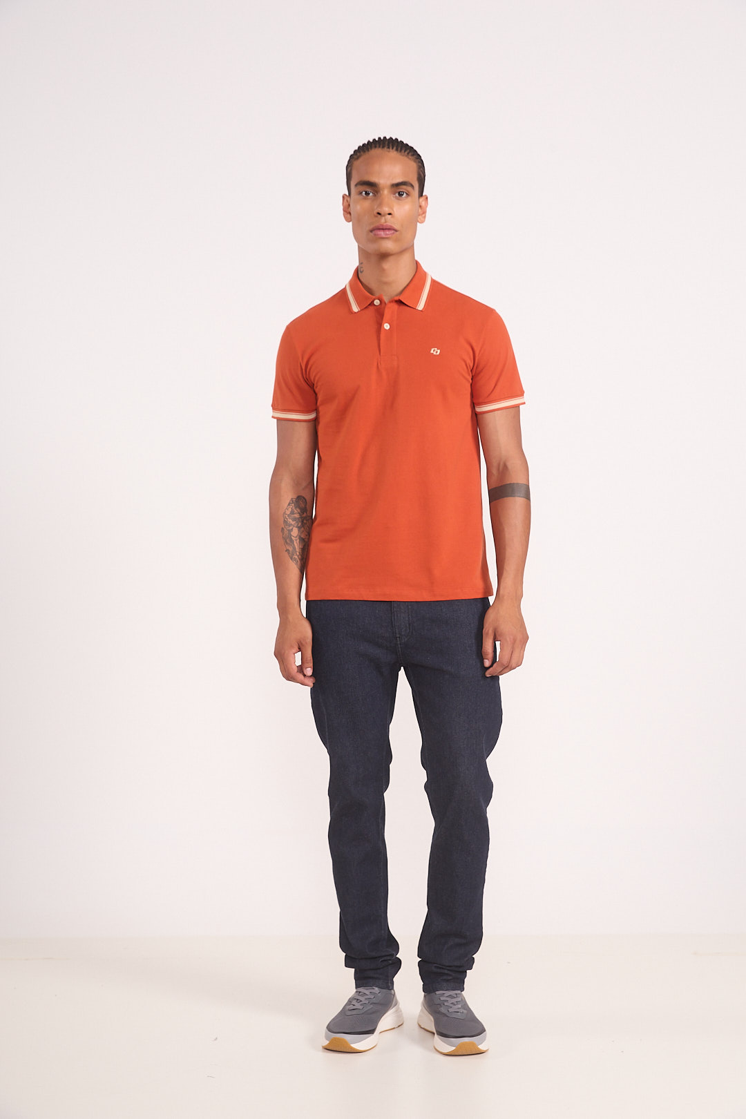 POLO COLCCI G LARANJA GINGER