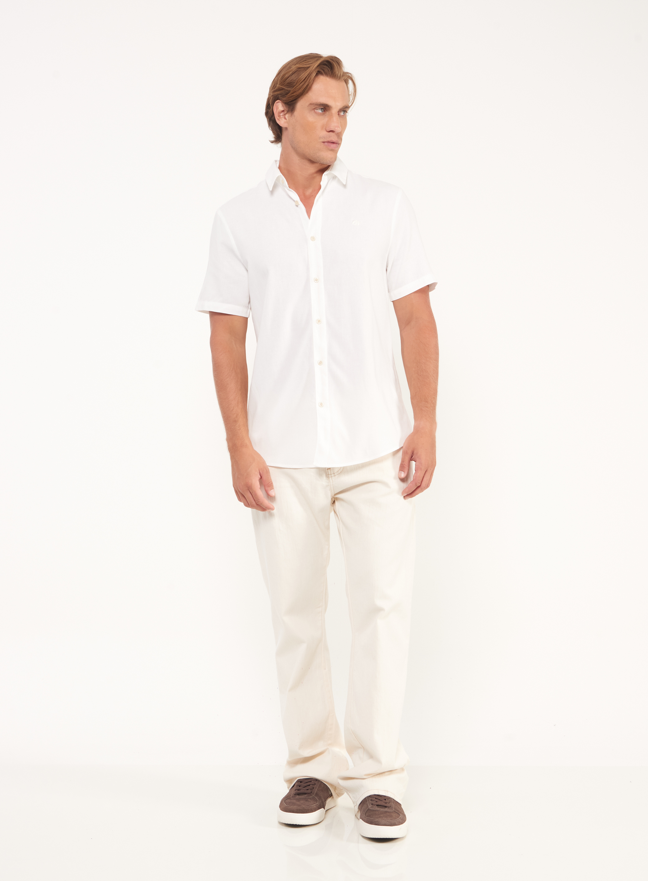 CAMISA LINHO RELAX G AZUL ELÚREO