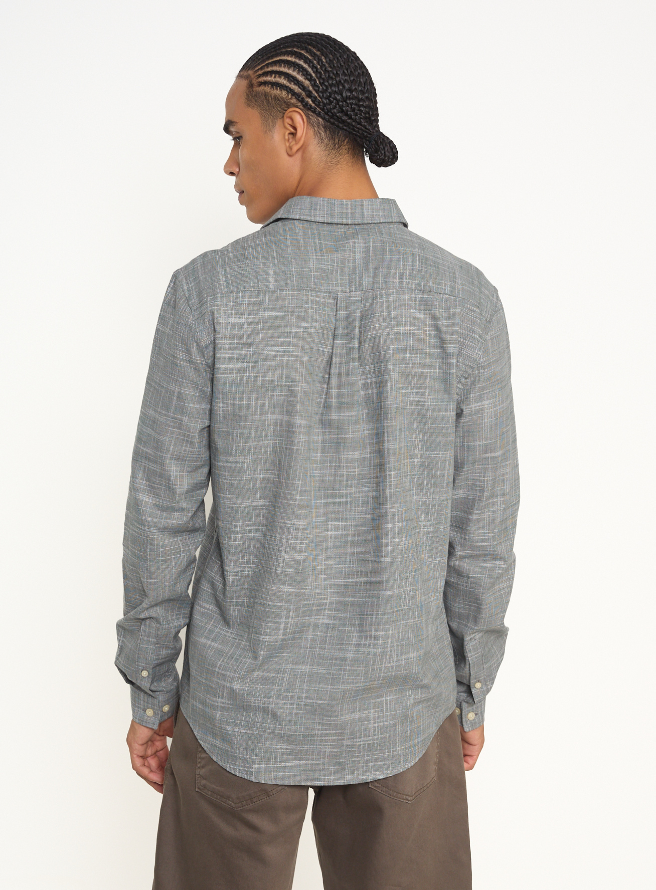 CAMISA RELAX GG VERDE/CINZA