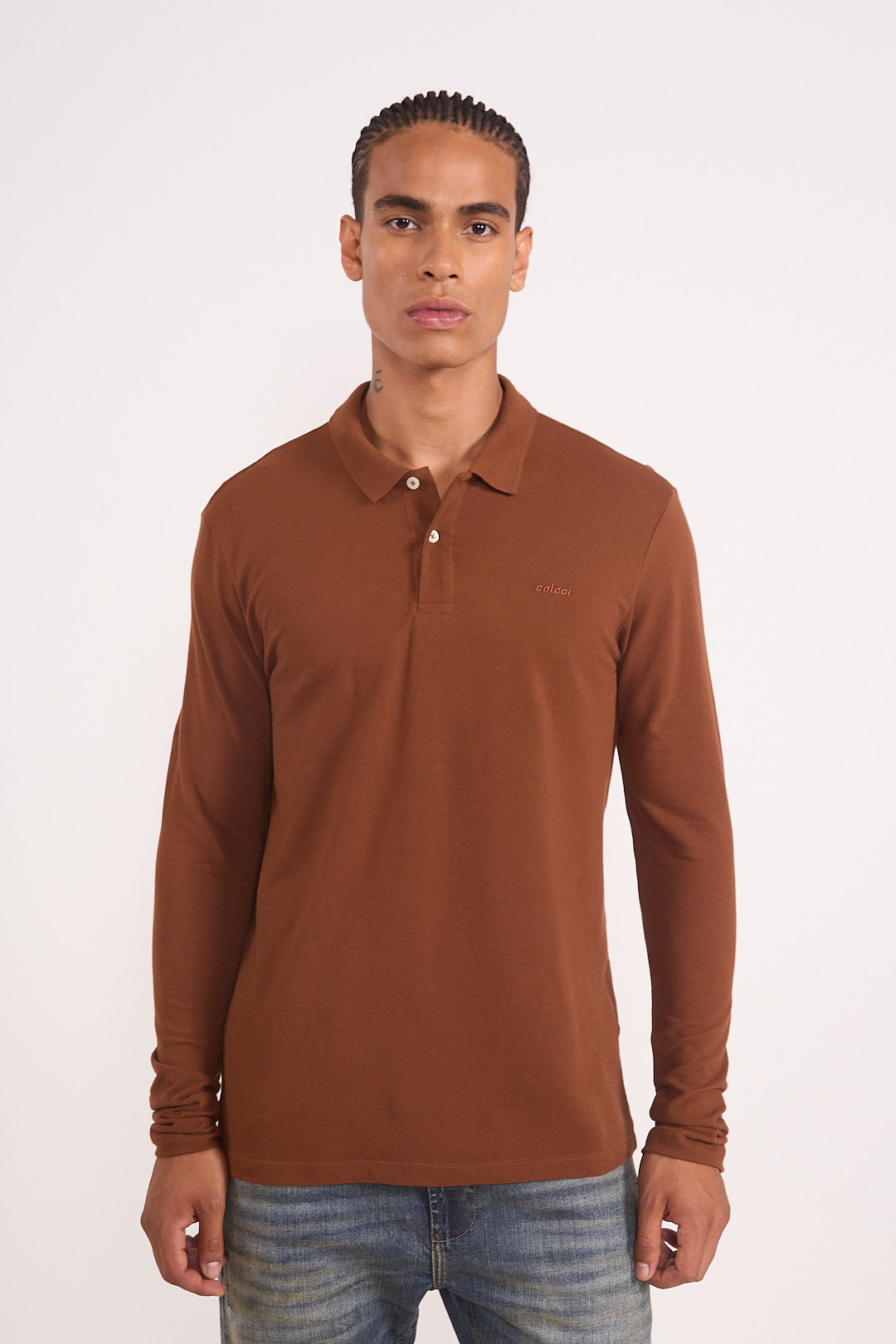 POLO COLCCI GG MARROM TIRAMISU