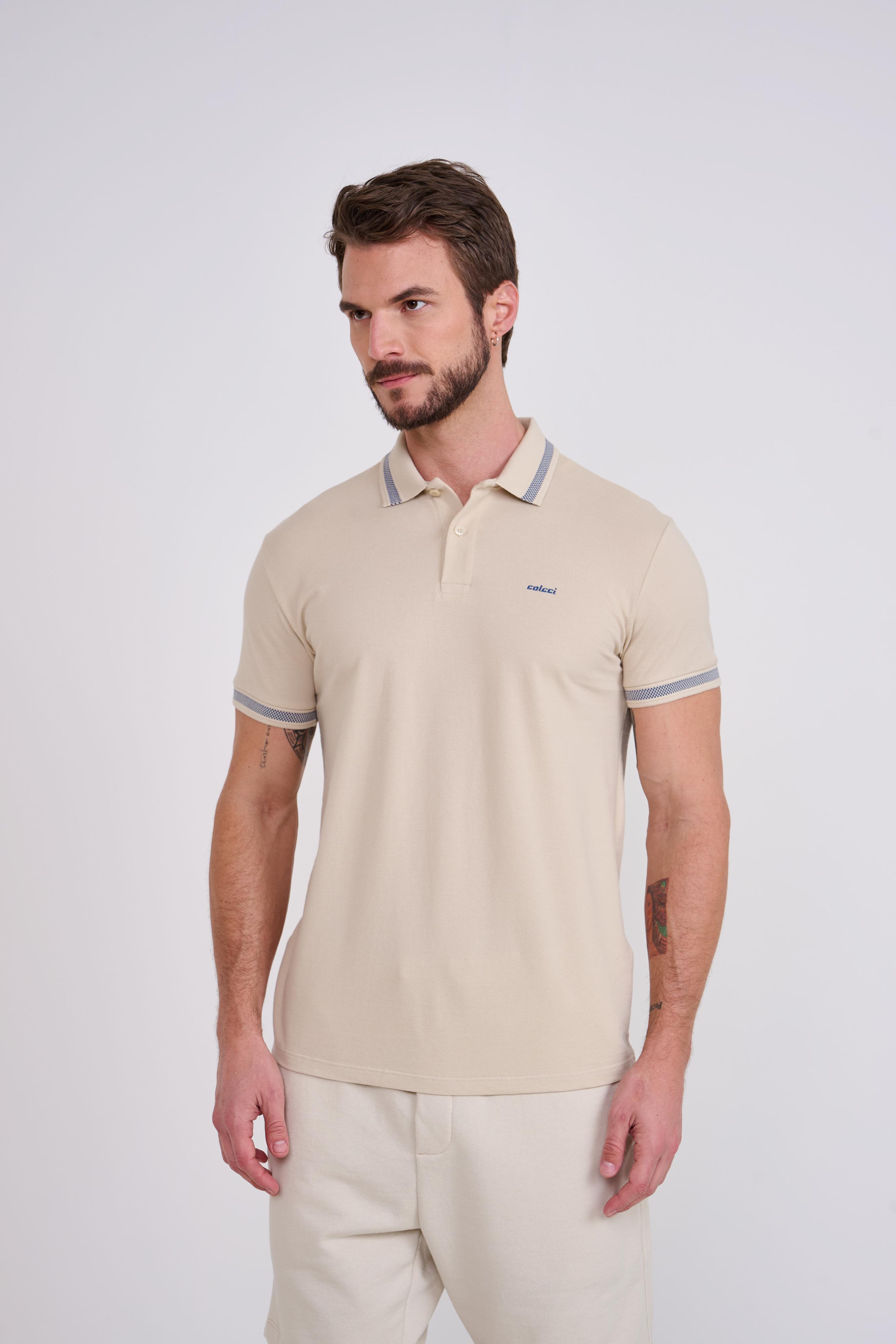 POLO COLCCI GG BEGE TAUPE