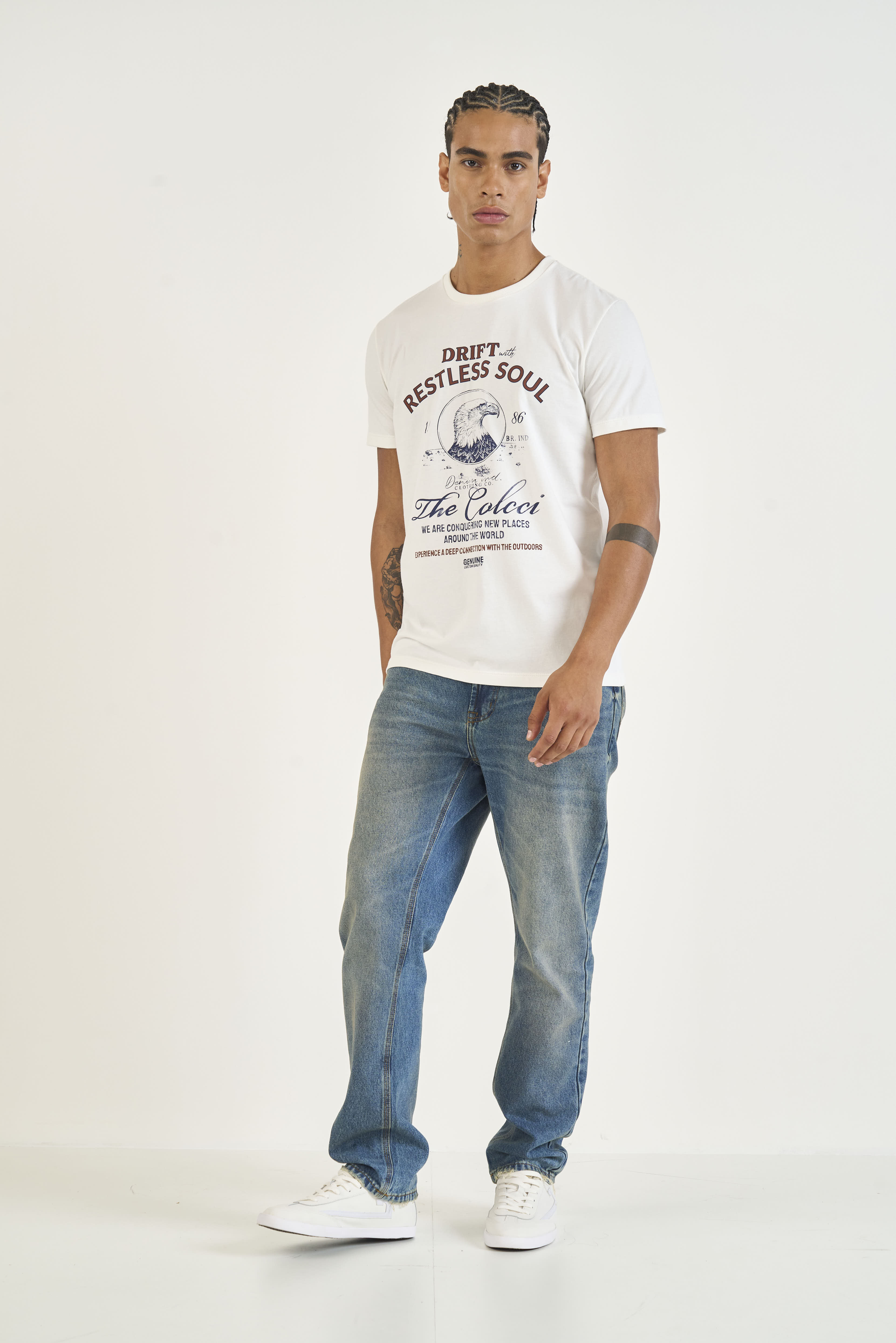 CAMISETA ESTAMPADA P AZUL ZARCO
