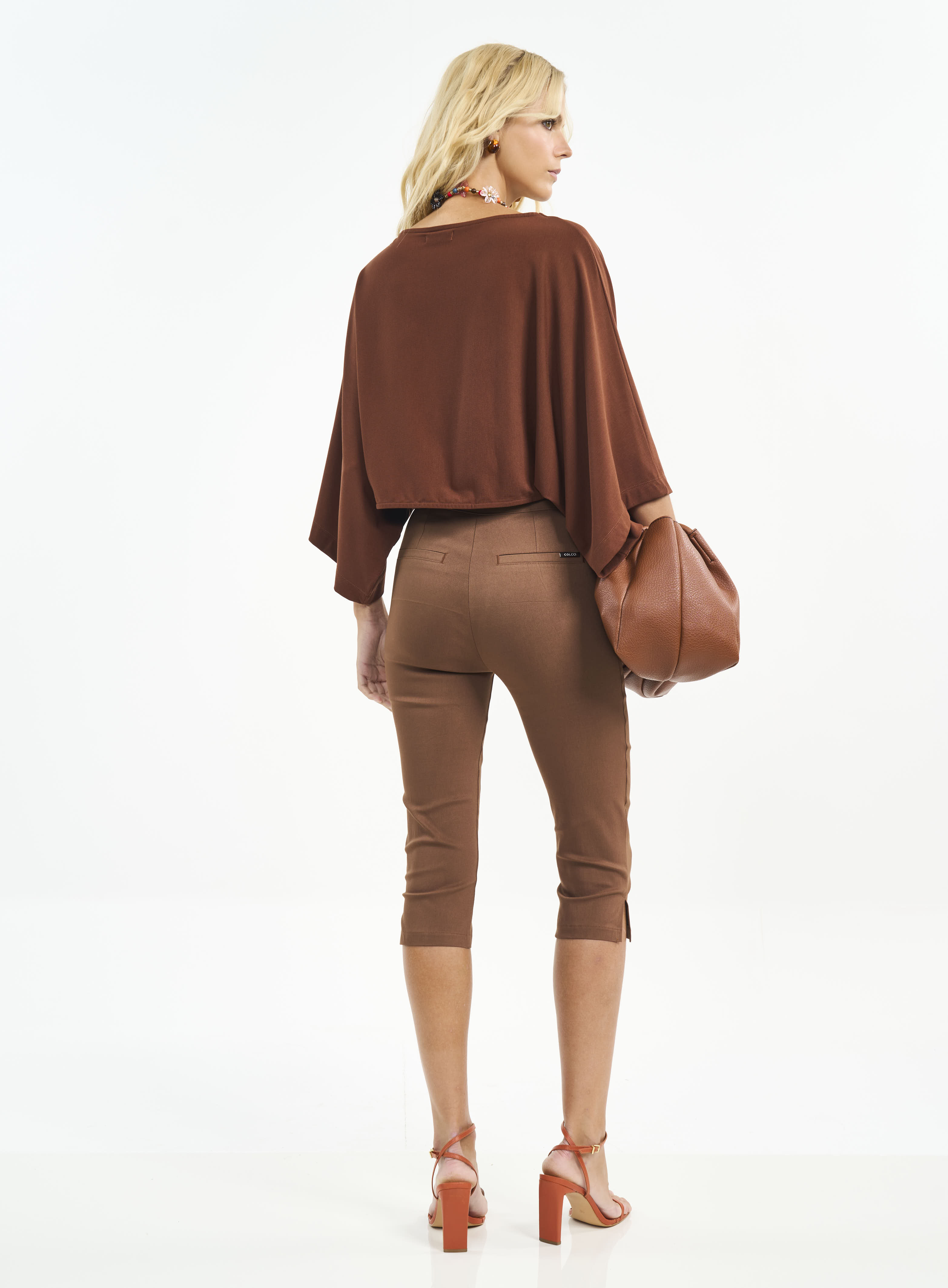 BLUSA COLCCI M MARROM TIRAMISU