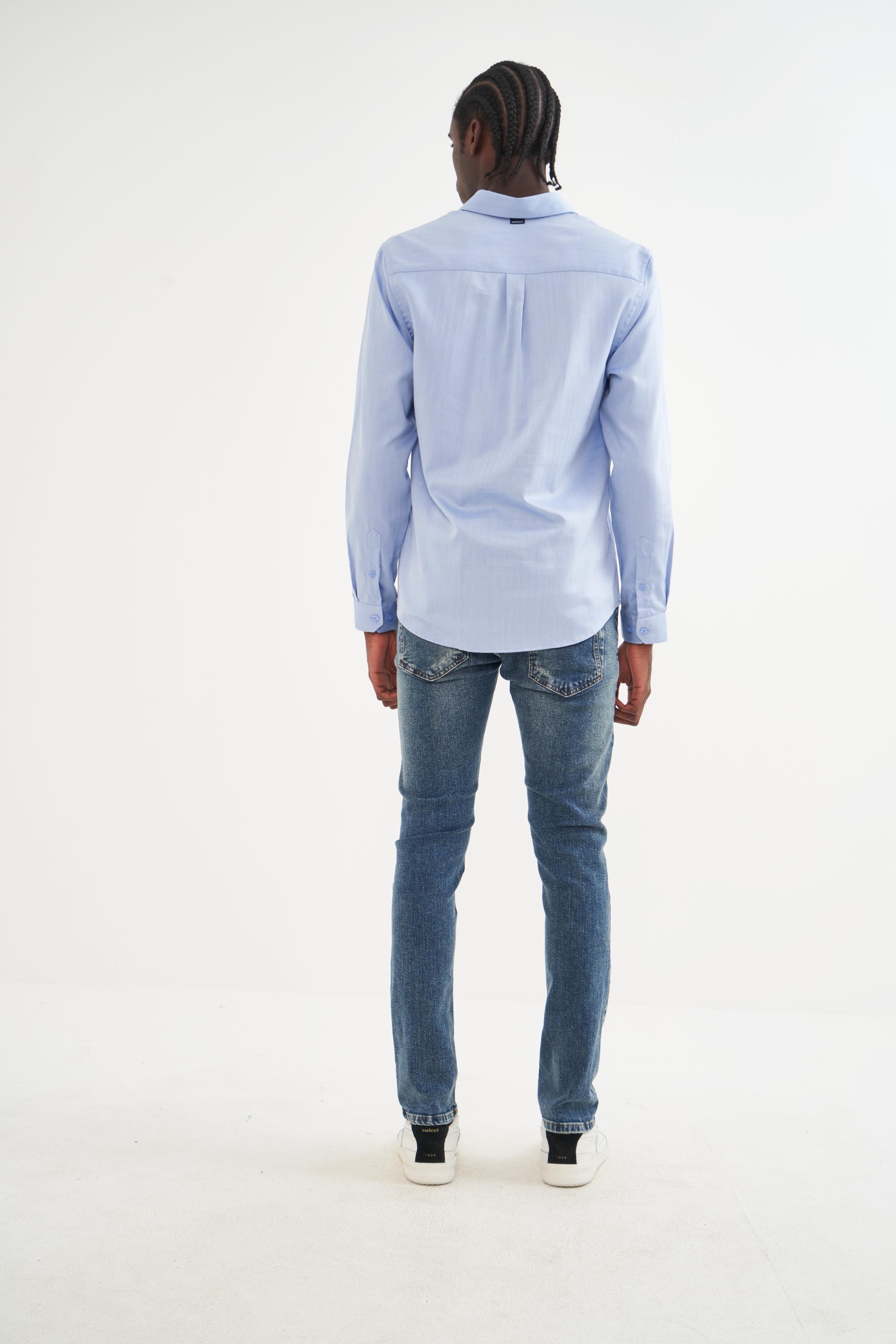 CAMISA RELAX G AZUL SKEY