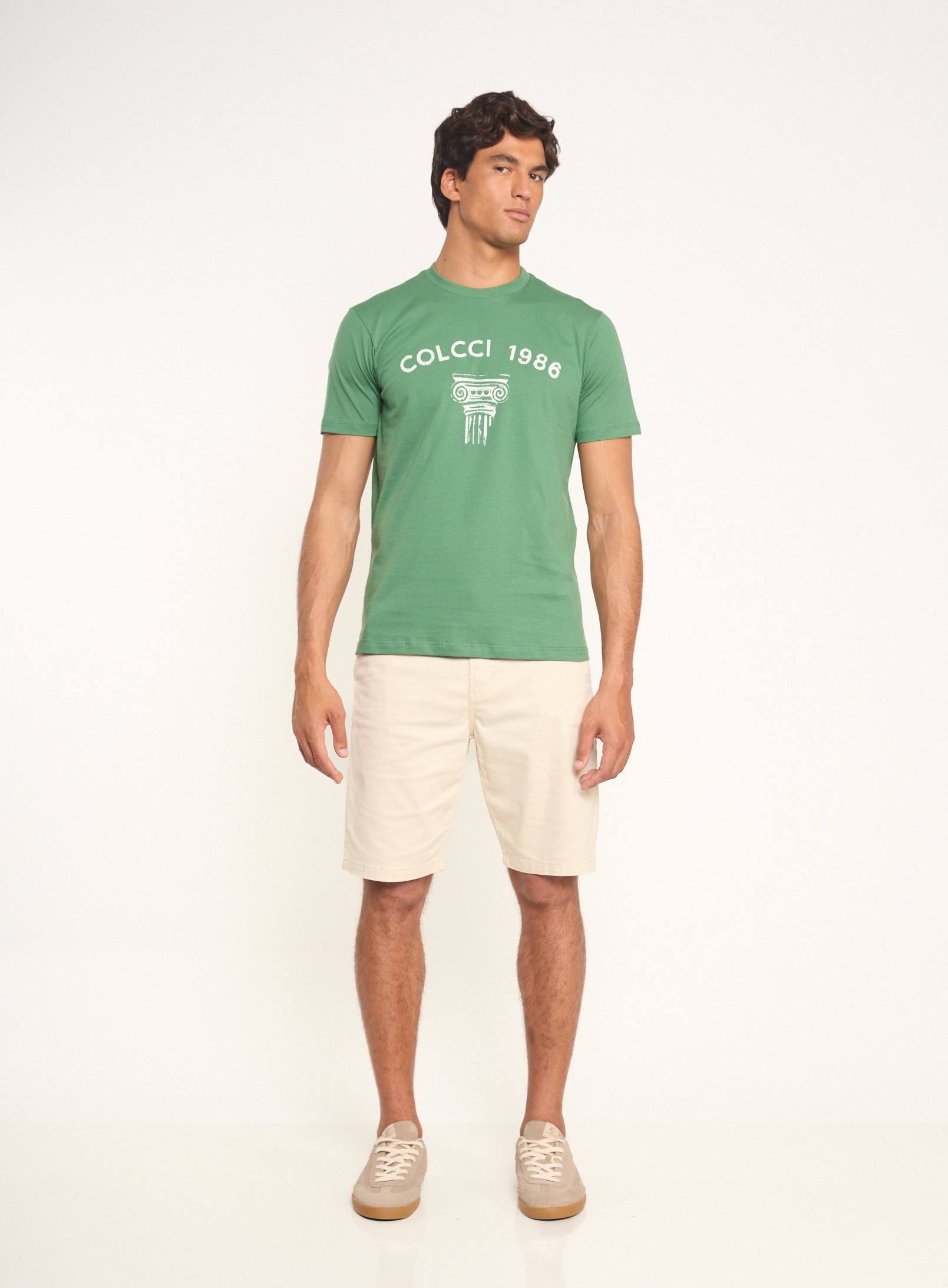 CAMISETA COLCCI GG VERDE HORTO
