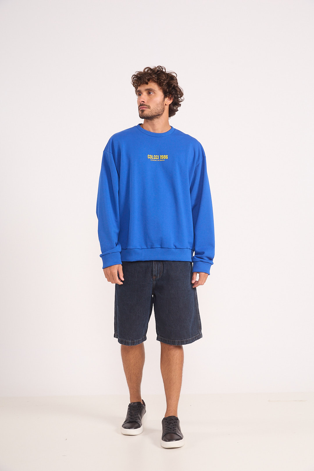 BLUSÃO MOLETOM P AZUL SAPPHIRE