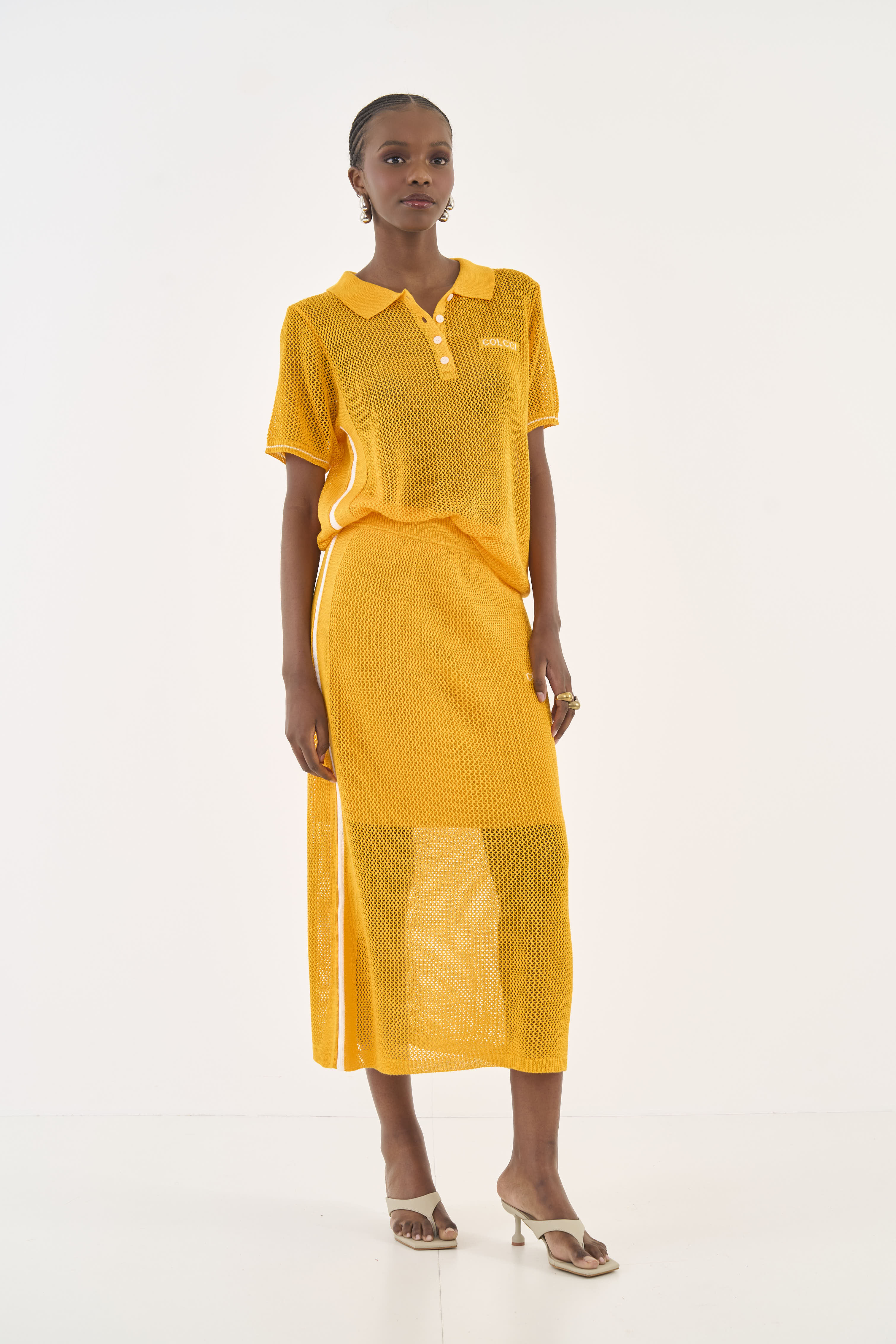 POLO TRICÔ P AMARELO SUN GLOW