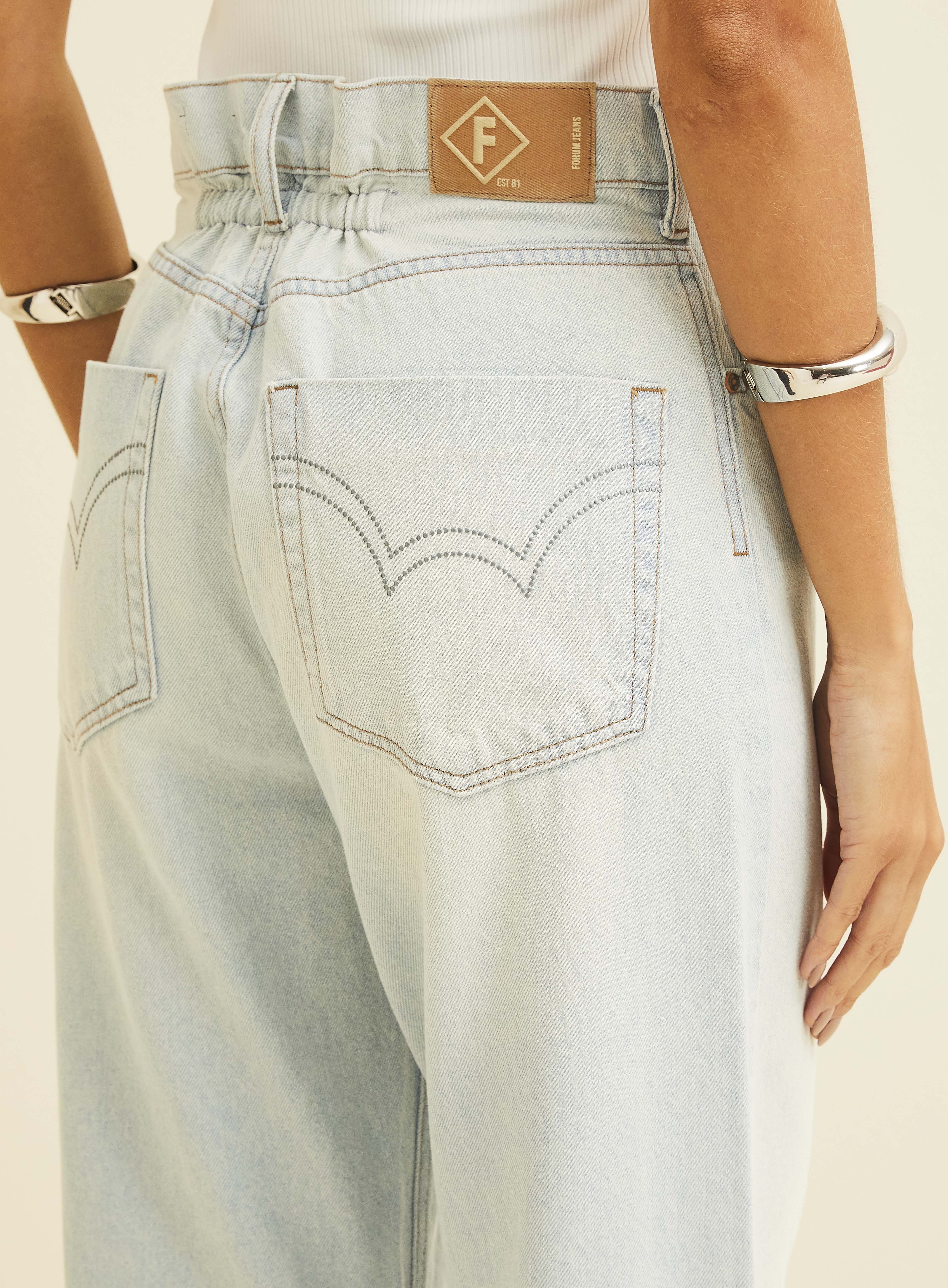 CALÇA JEANS LOW CURVE 42 INDIGO