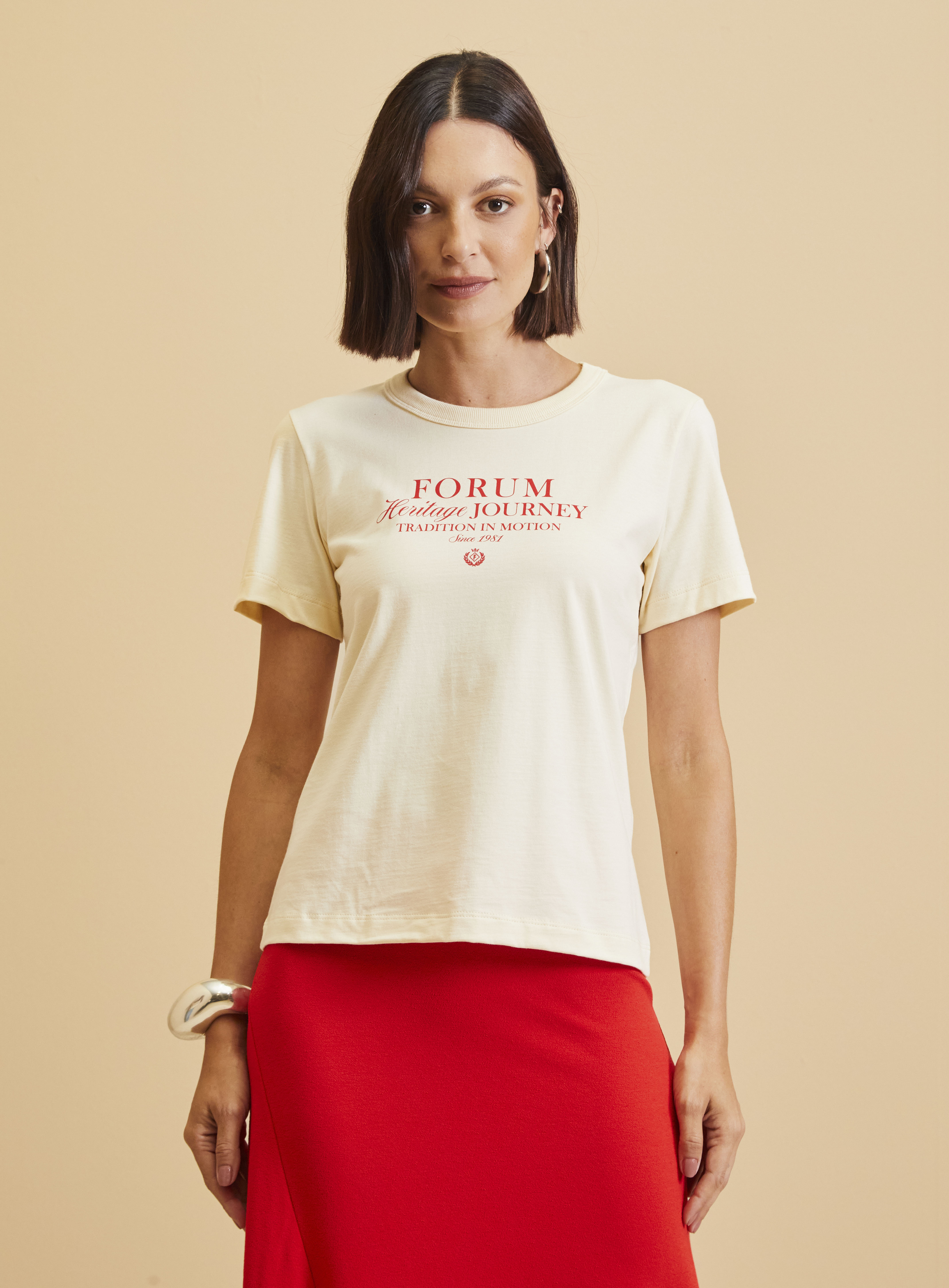 CAMISETA FORUM P BEGE AFFOGATO