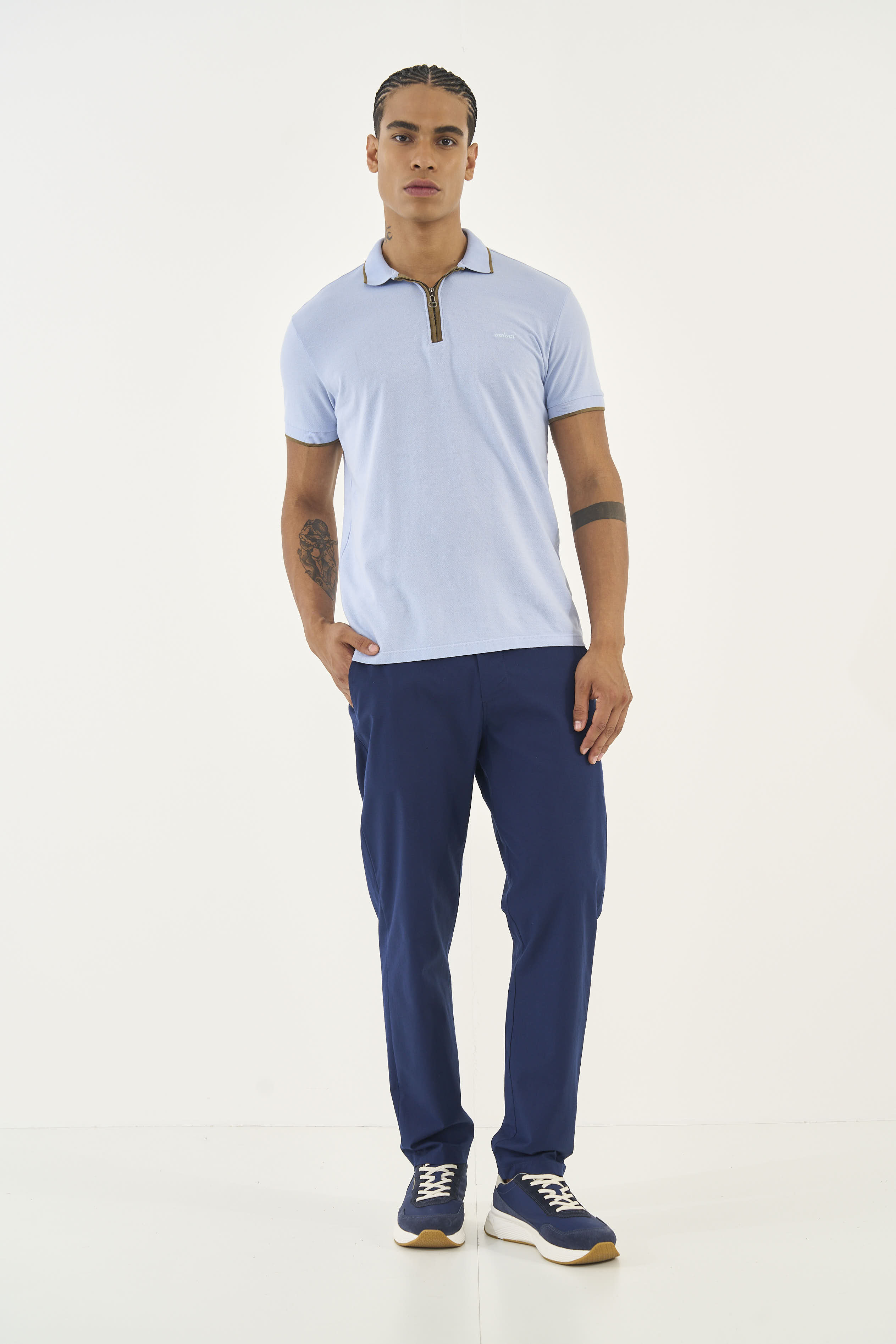 POLO COLCCI G AZUL CASHMERE