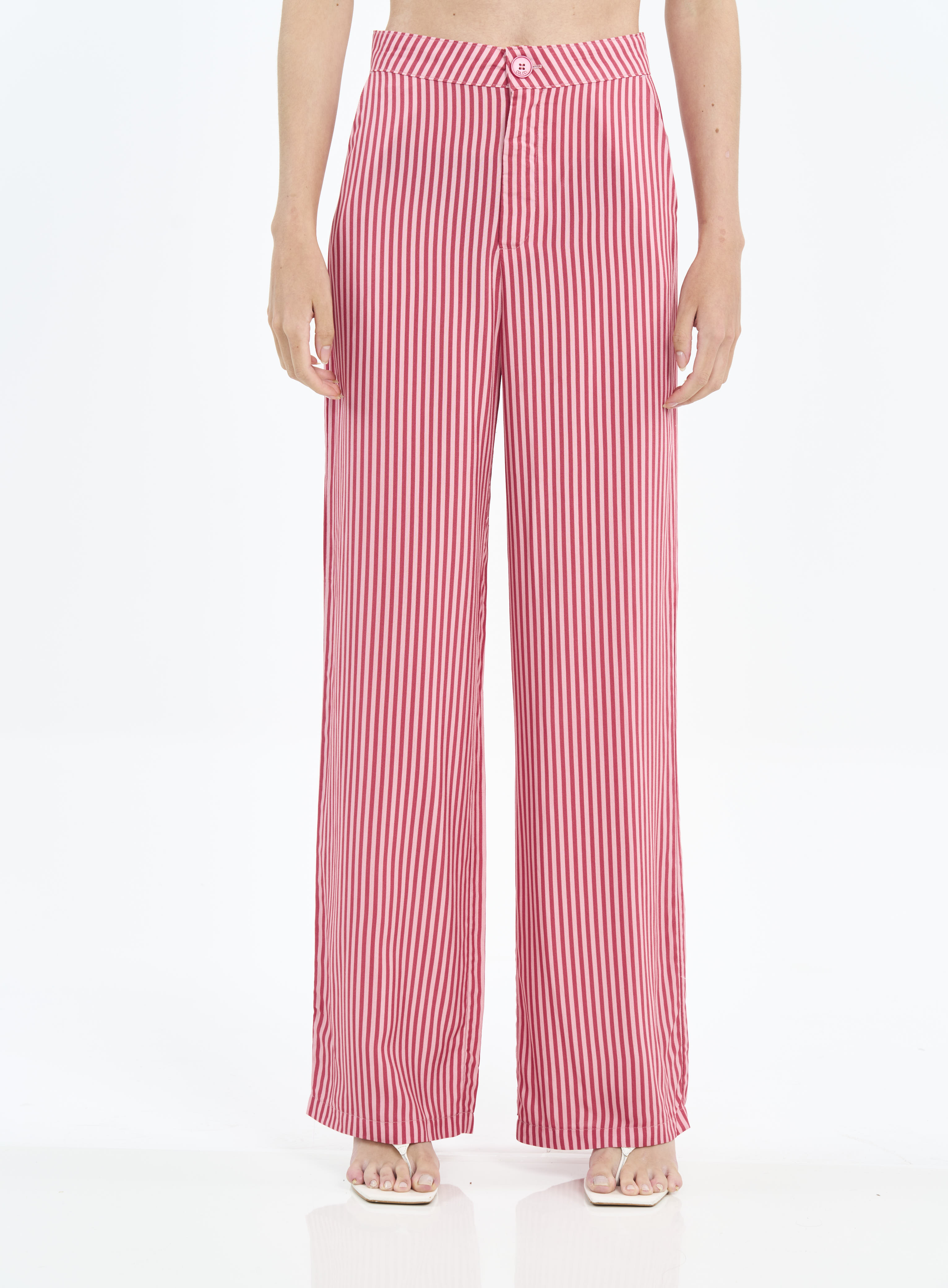 CALÇA ESTAMPADA P LISTRADO PINK