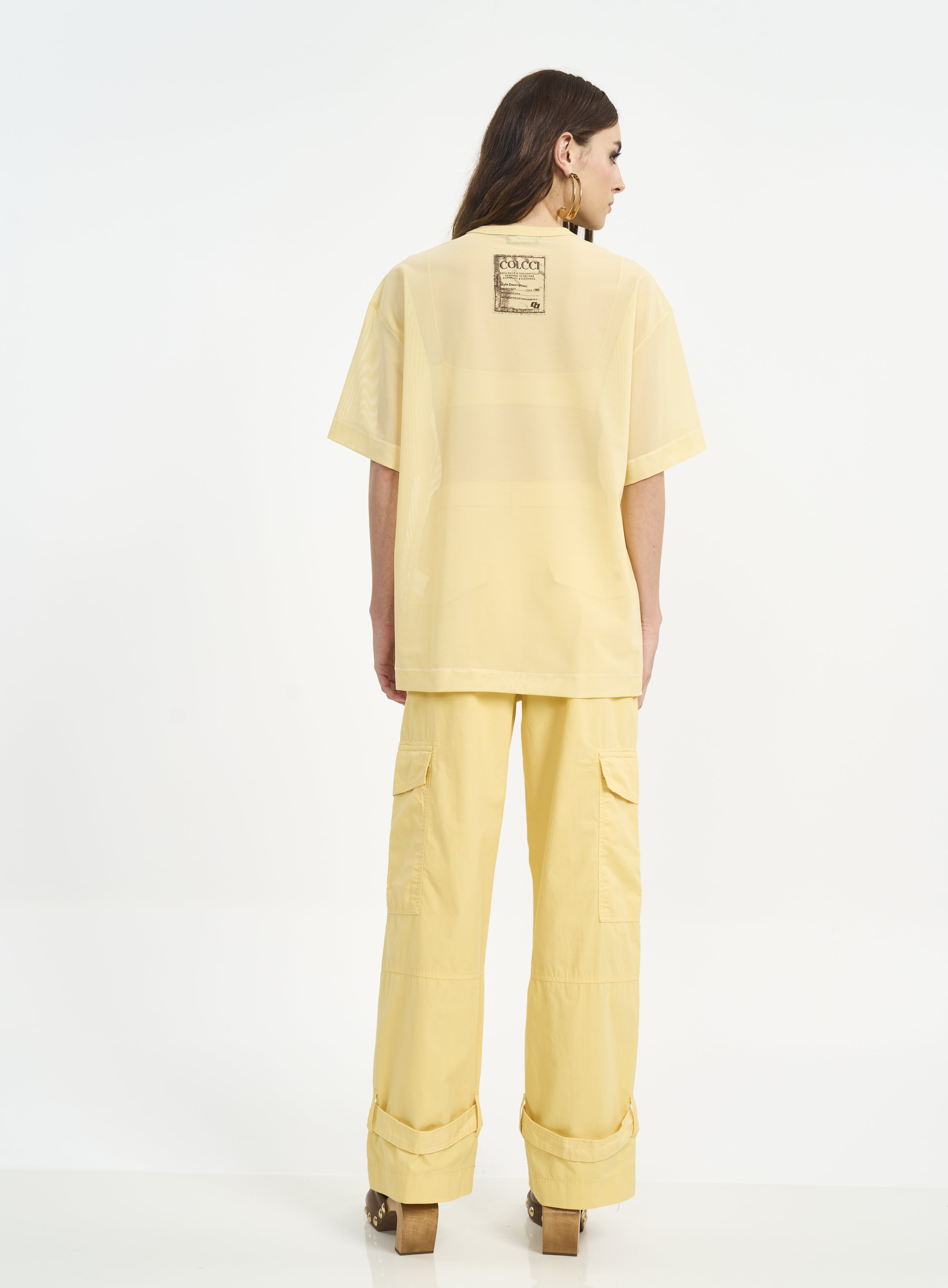 CAMISETA TULE G AMARELO SOLENE