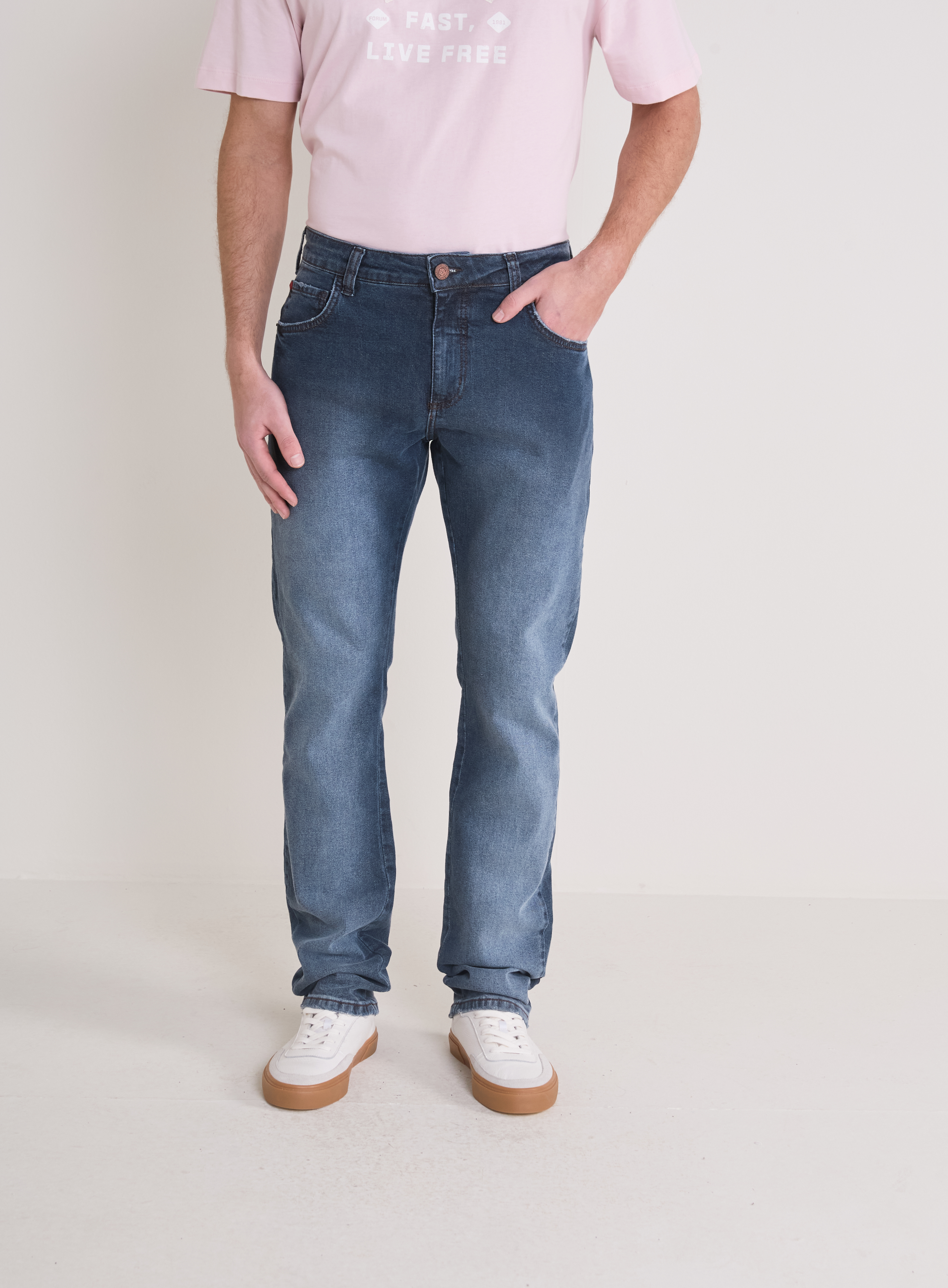 CALÇA JEANS PAUL SLIM 40 INDIGO