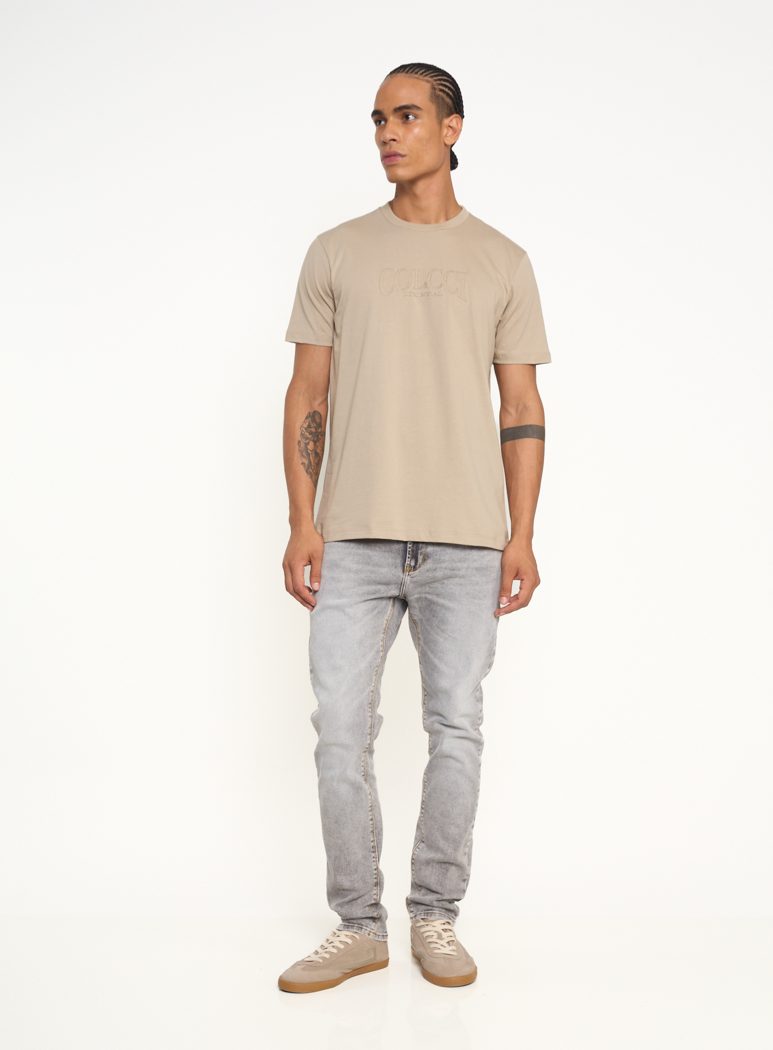 CAMISETA COLCCI G BEGE BISQUET