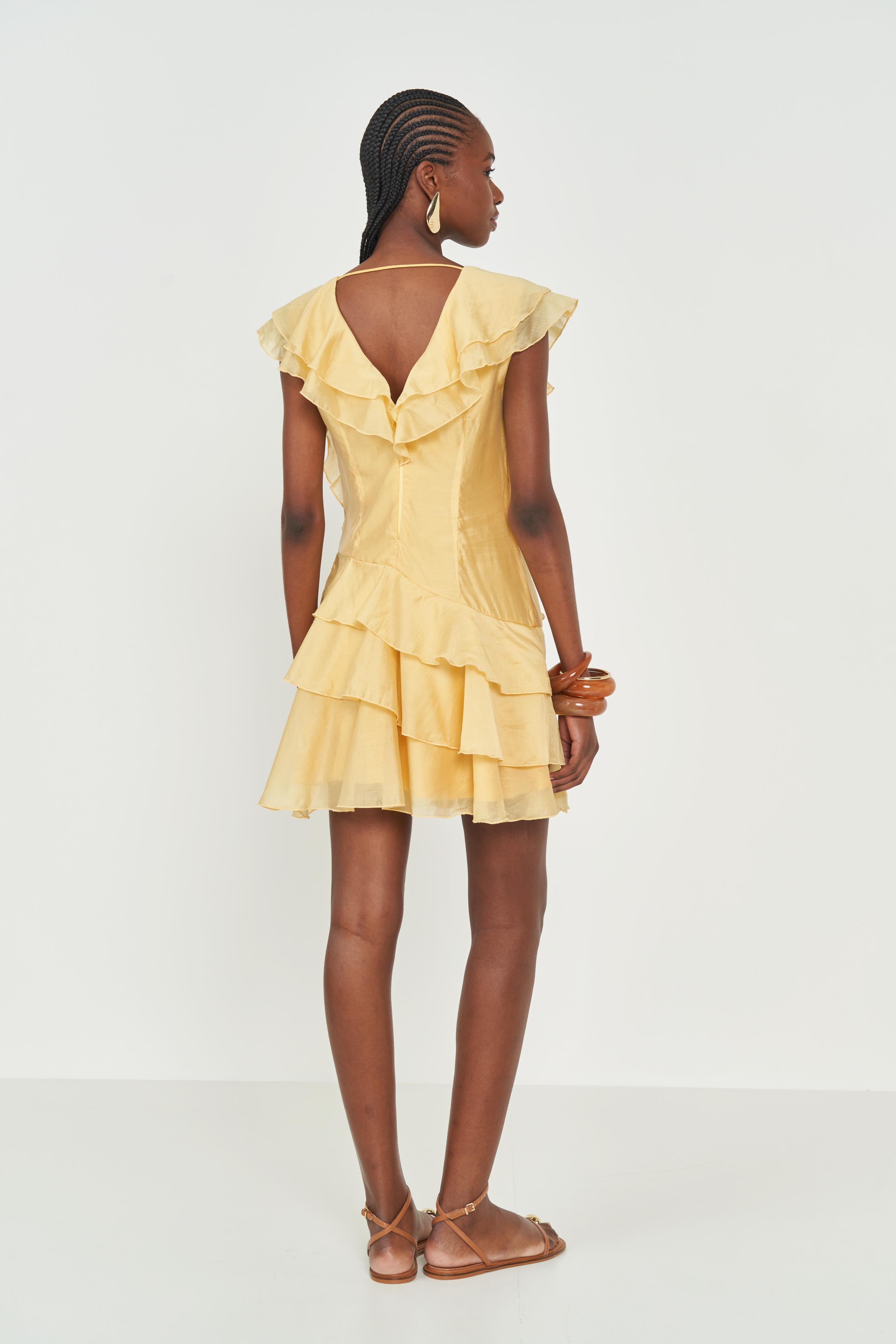 VESTIDO COLCCI PP BEGE BRISTOL
