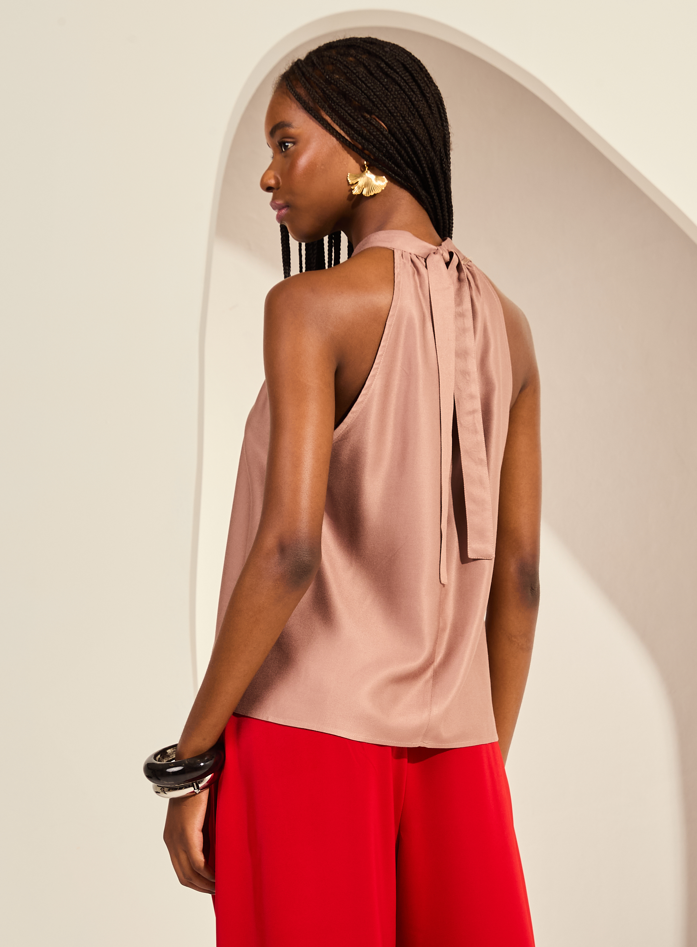 BLUSA FORUM P MARROM ANIS