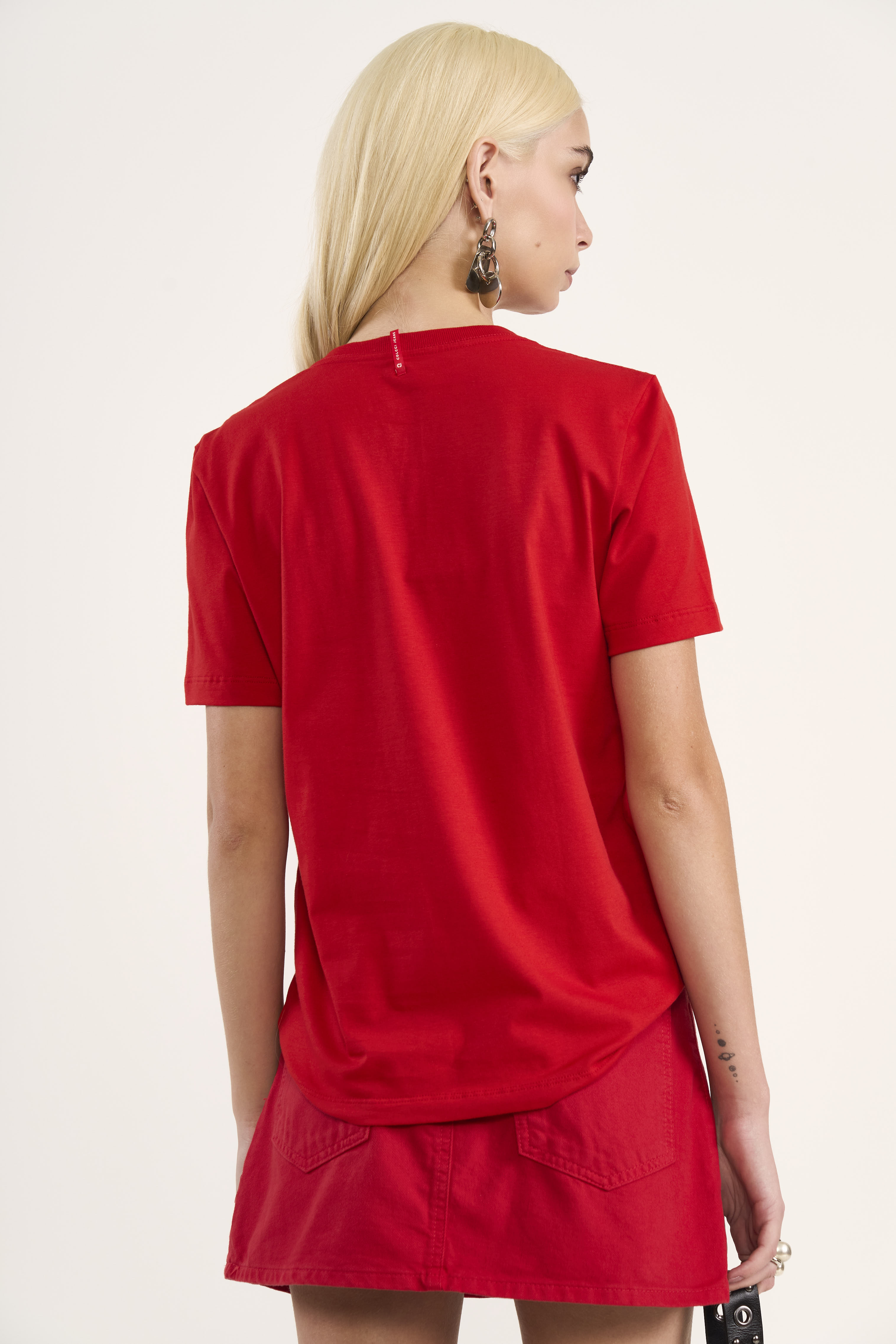 CAMISETA COLCCI JEANS M VERMELHO SPARKL