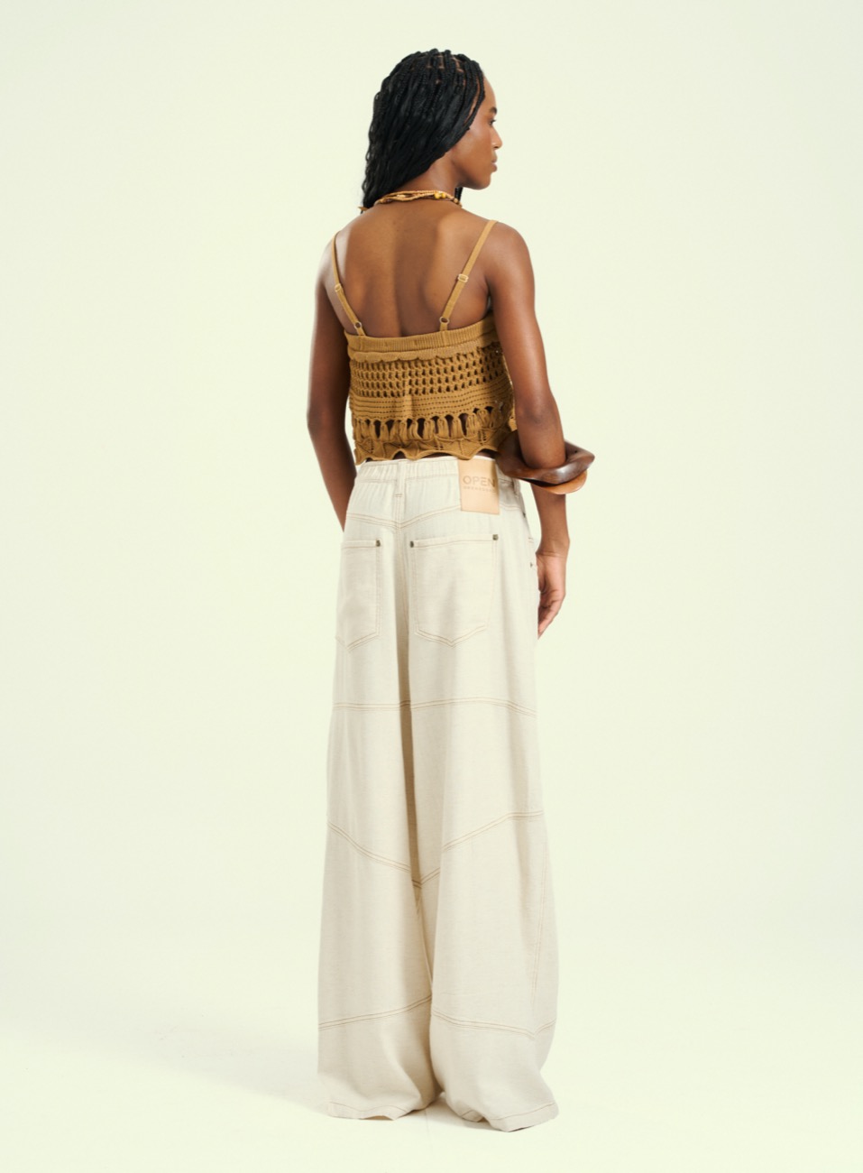 CALÇA LINHO 34 PT-MARFIM