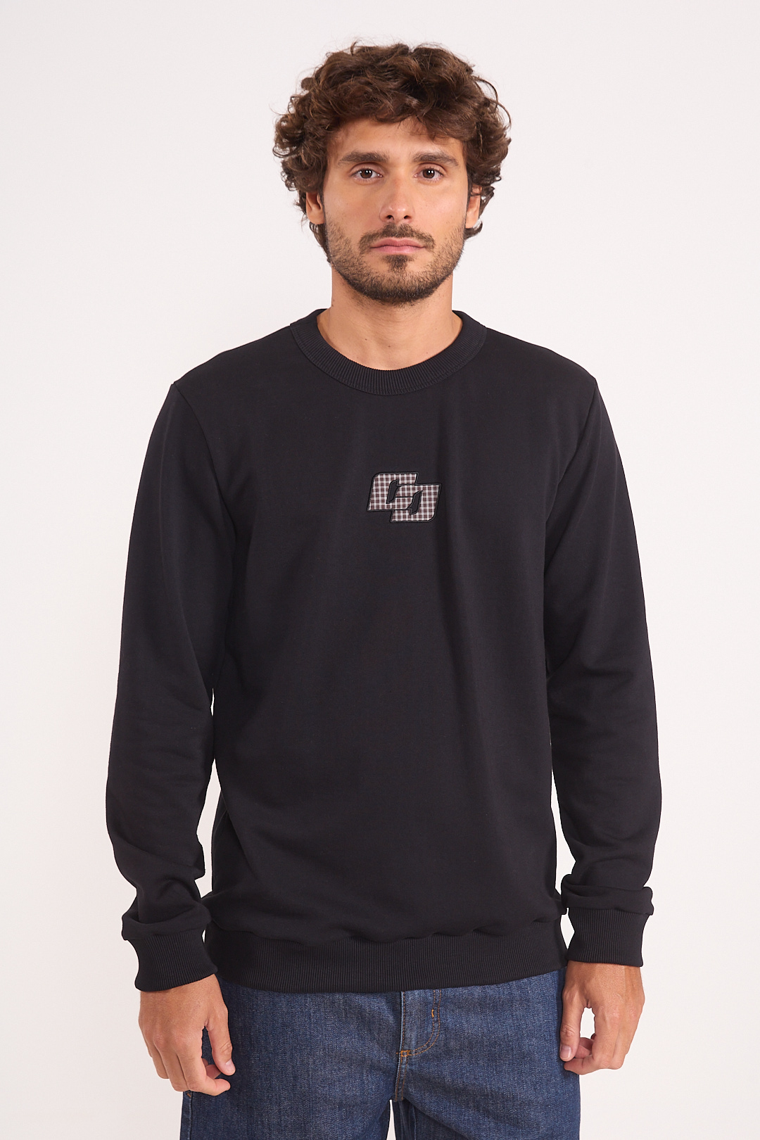 BLUSÃO MOLETOM GG PRETO