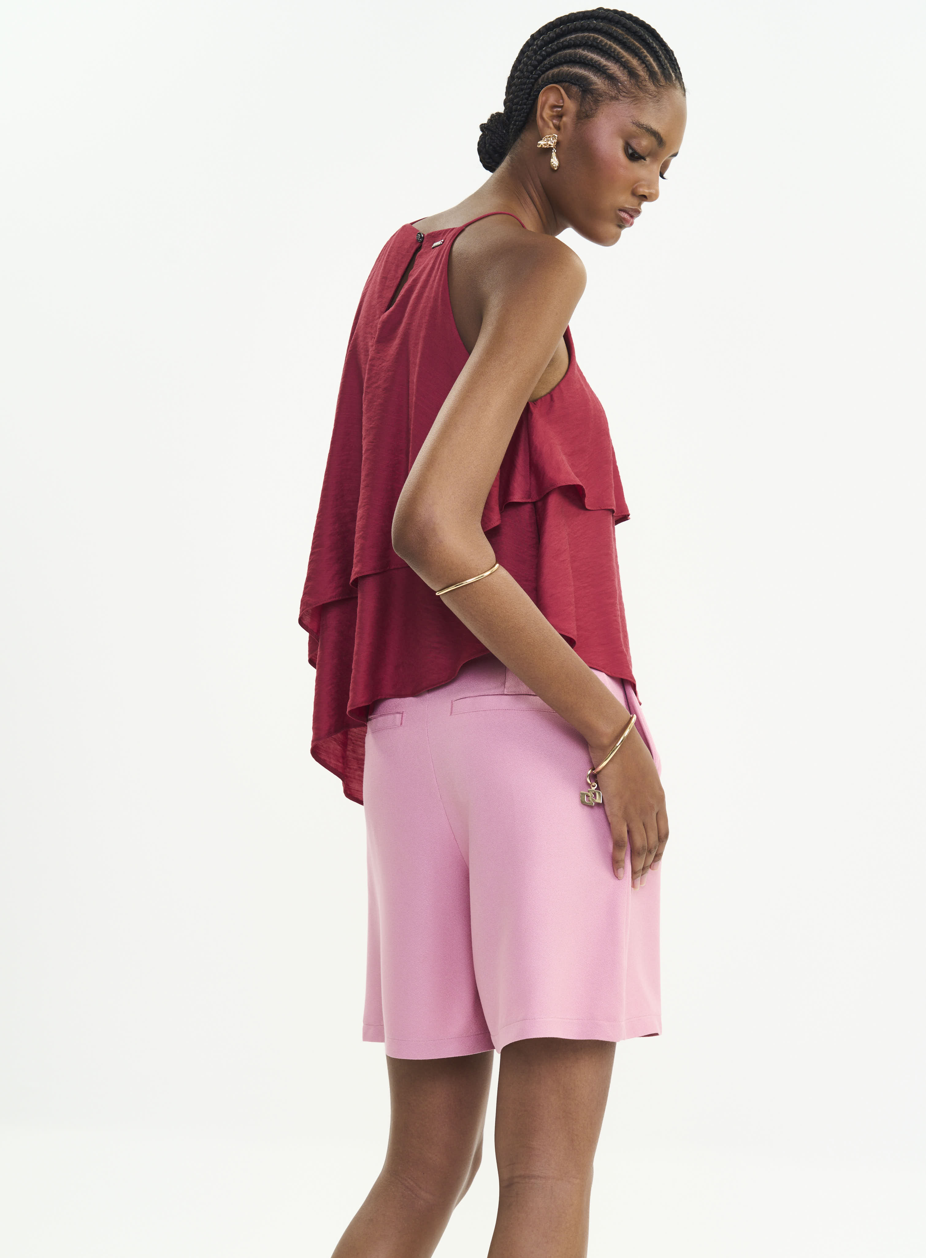 BLUSA COLCCI M VERMELHO LOVEZ