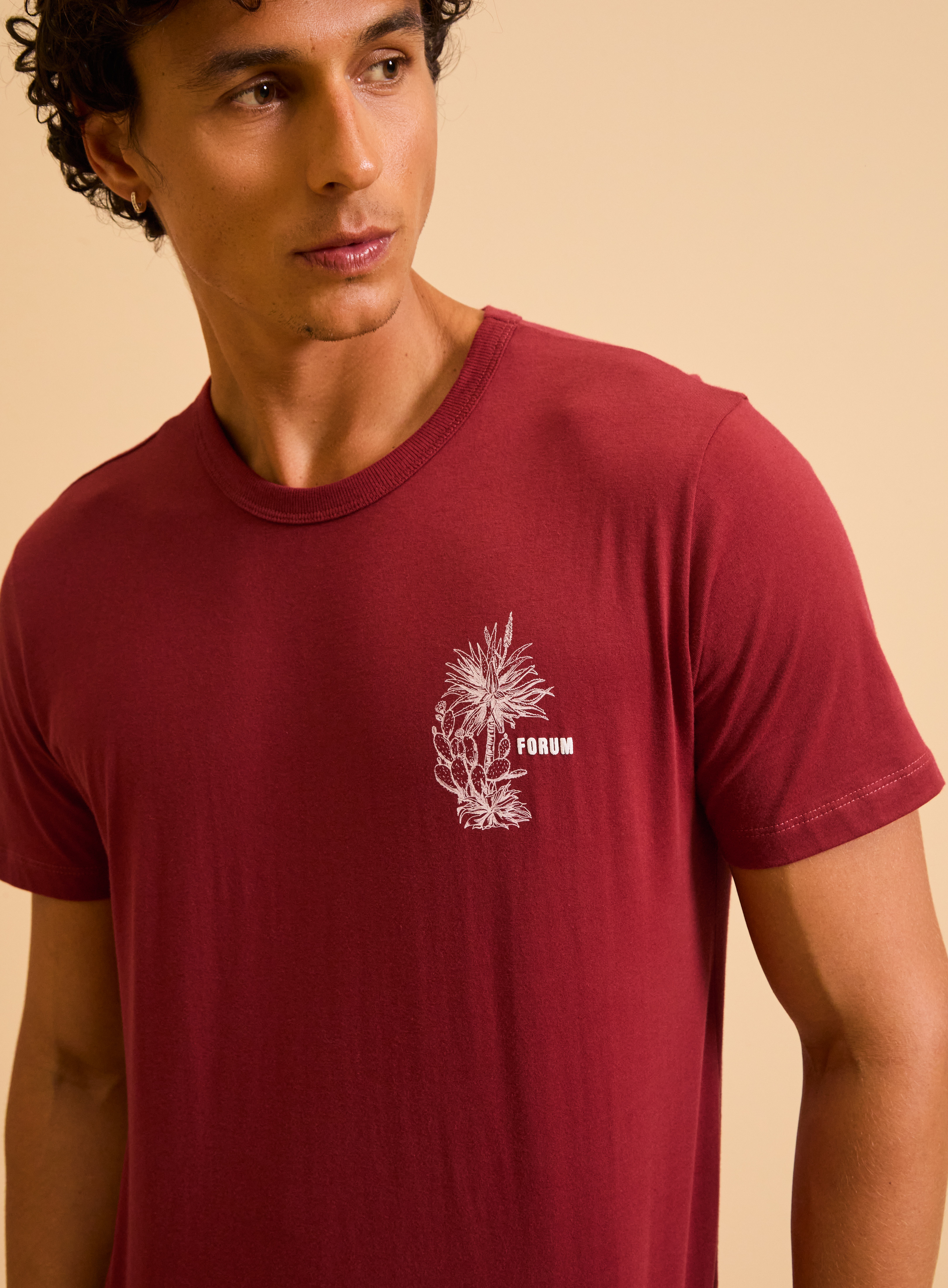 CAMISETA FORUM M VERMELHO VIN ROUGE