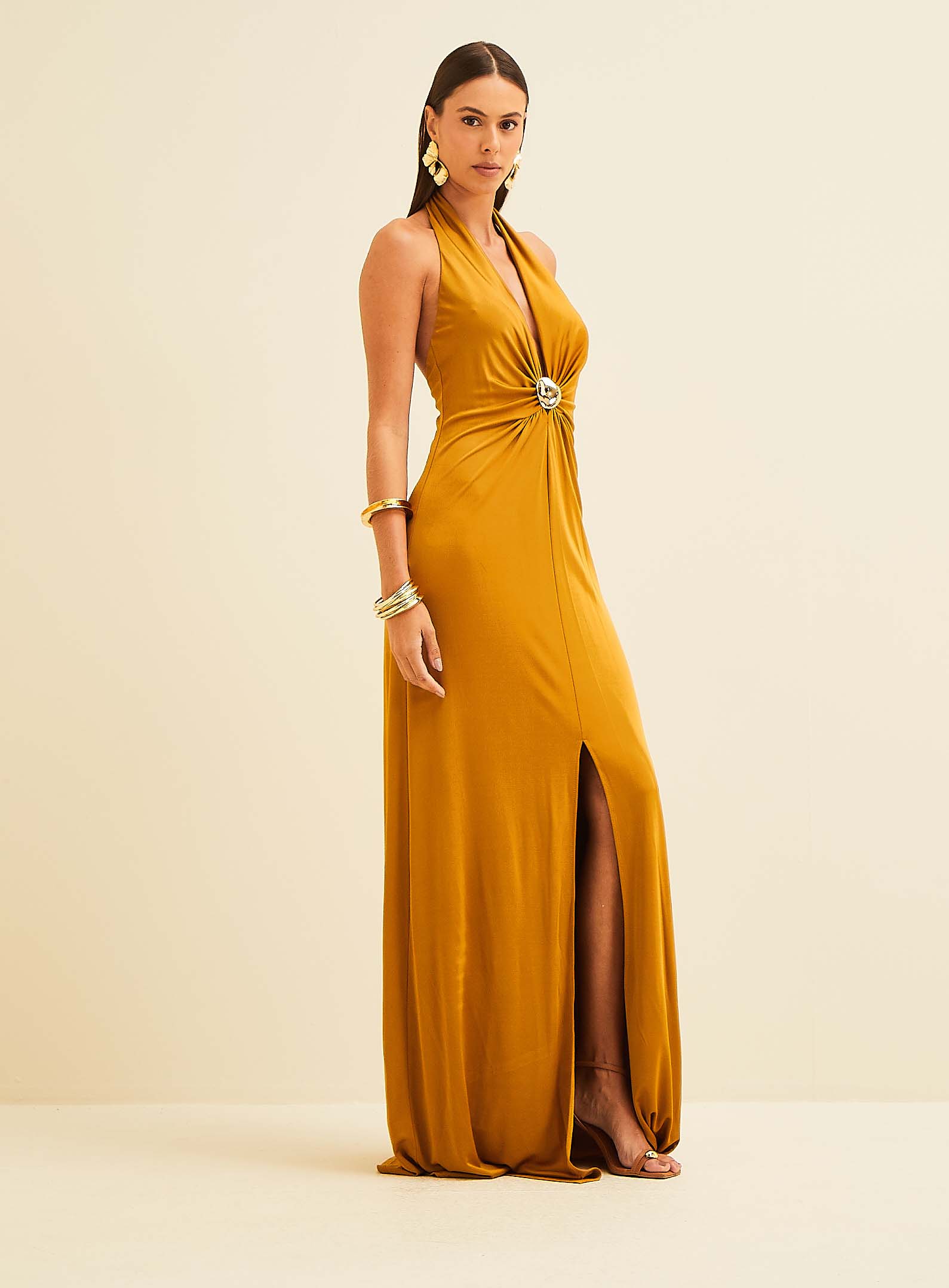 VESTIDO FORUM G MARROM EBBELA
