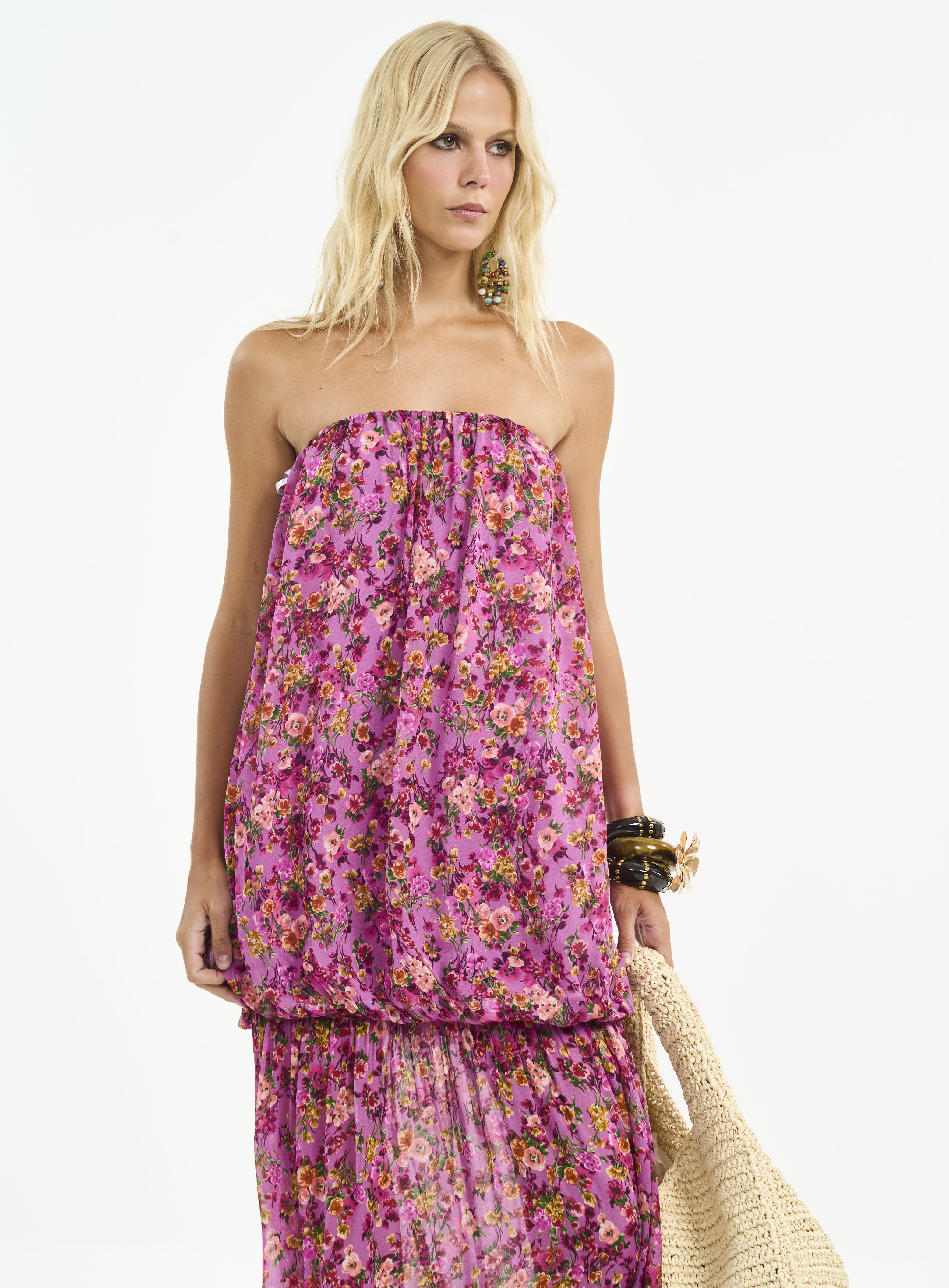 VESTIDO ESTAMPADO P ORVALHO VIOLETA