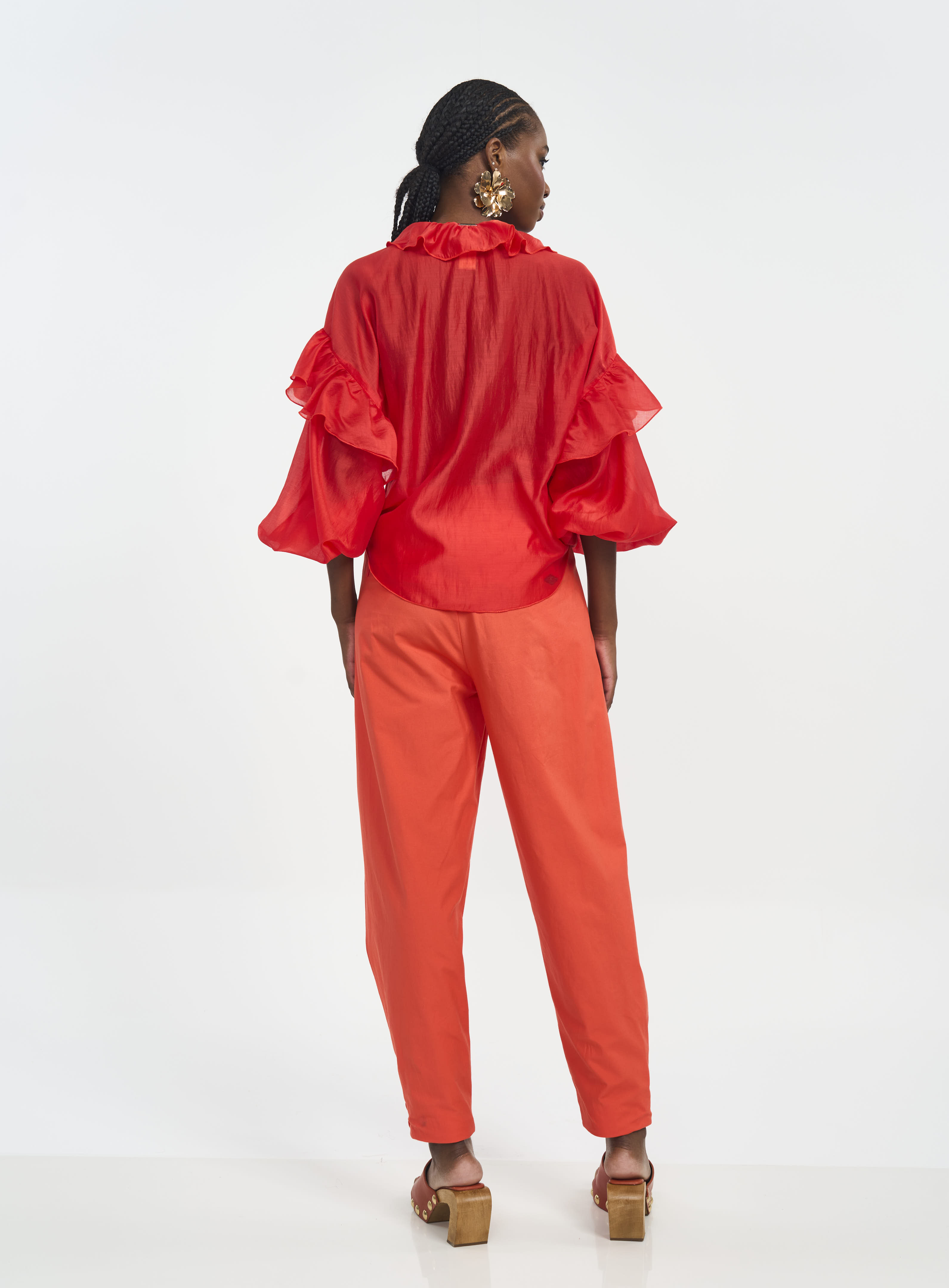 BLUSA COLCCI M LARANJA UCELLO