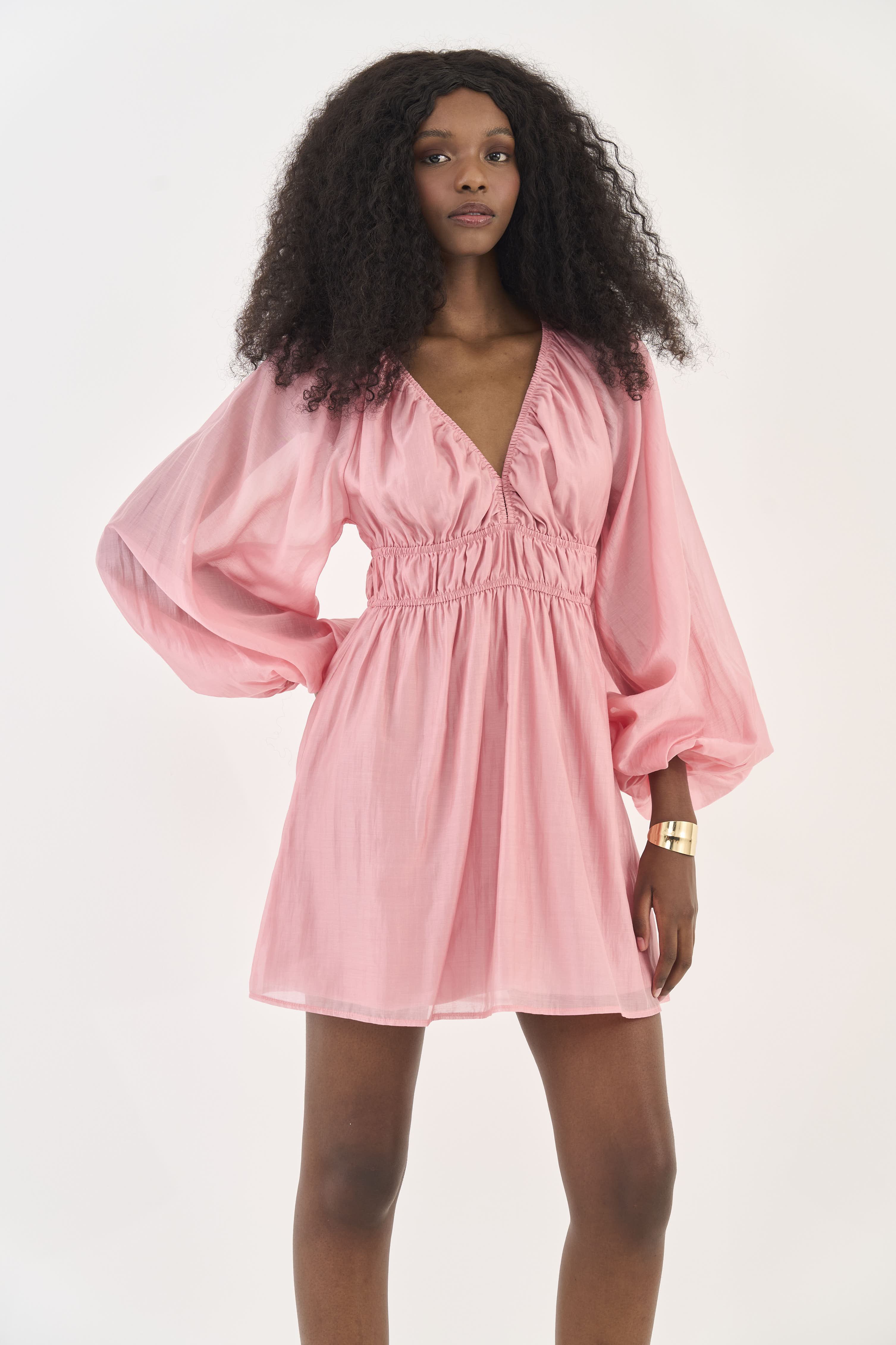 VESTIDO COLCCI PP ROSA TEVA