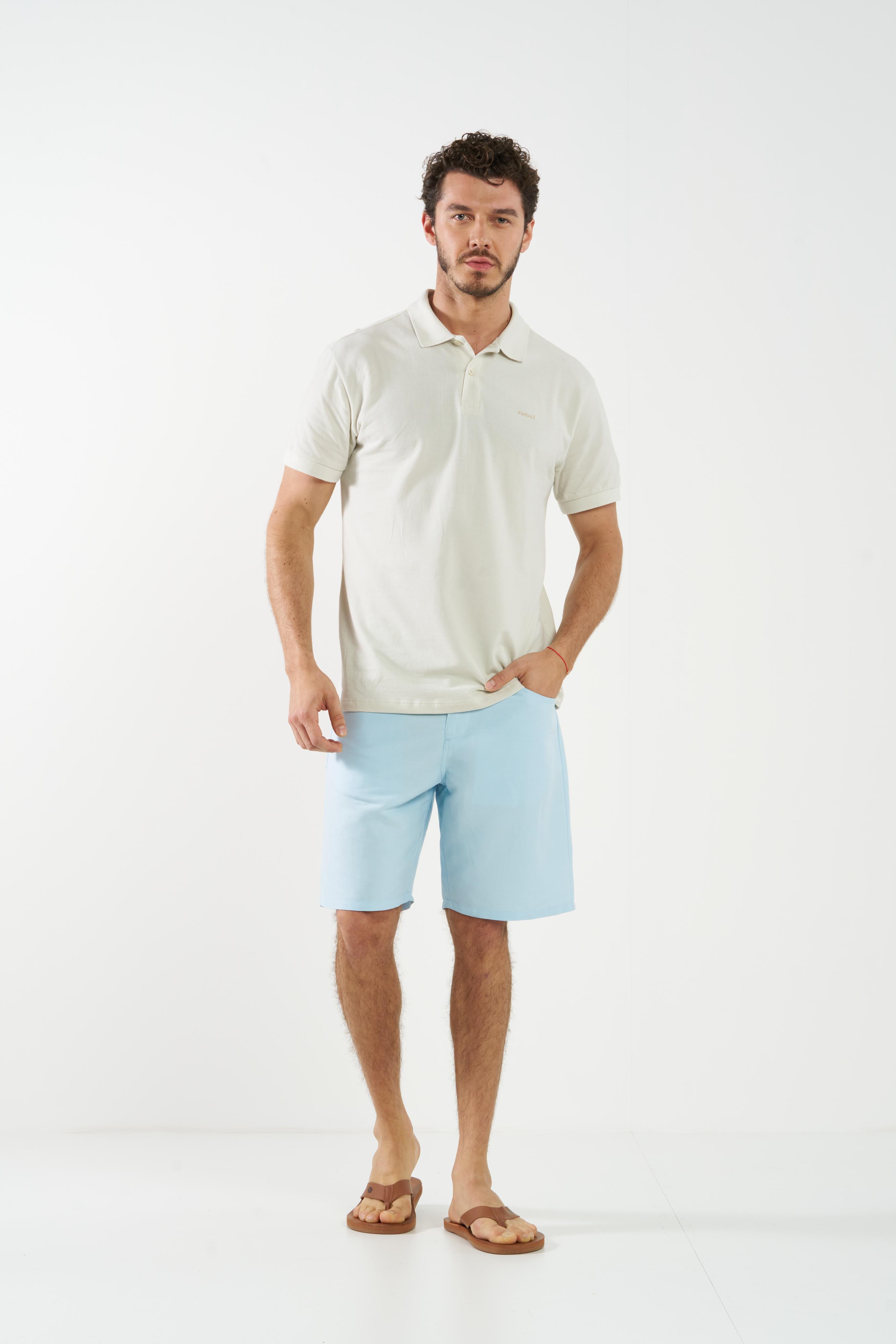 BERMUDA LINHO G AZUL LOCCI