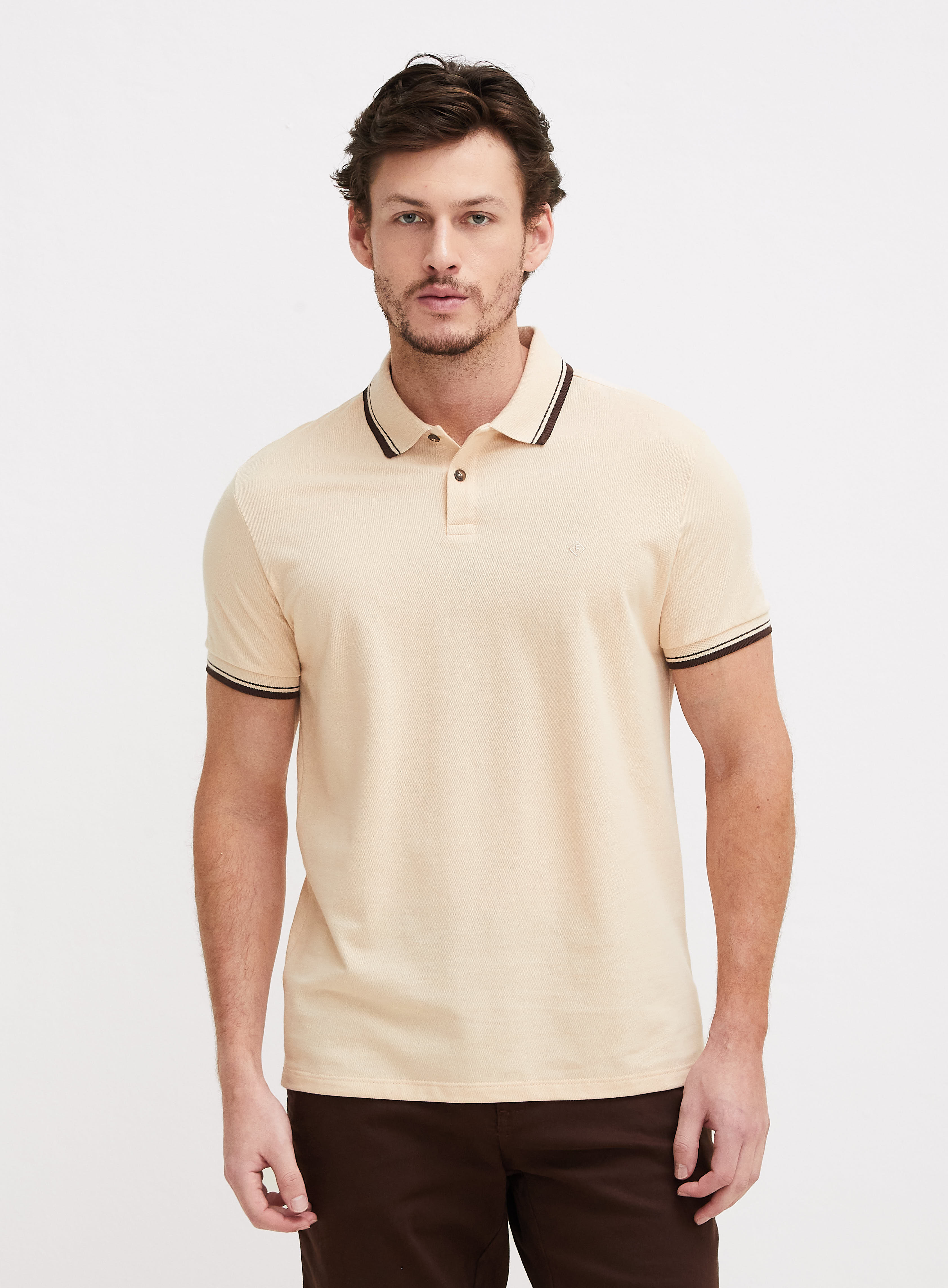 POLO FORUM GG BEGE PILAR